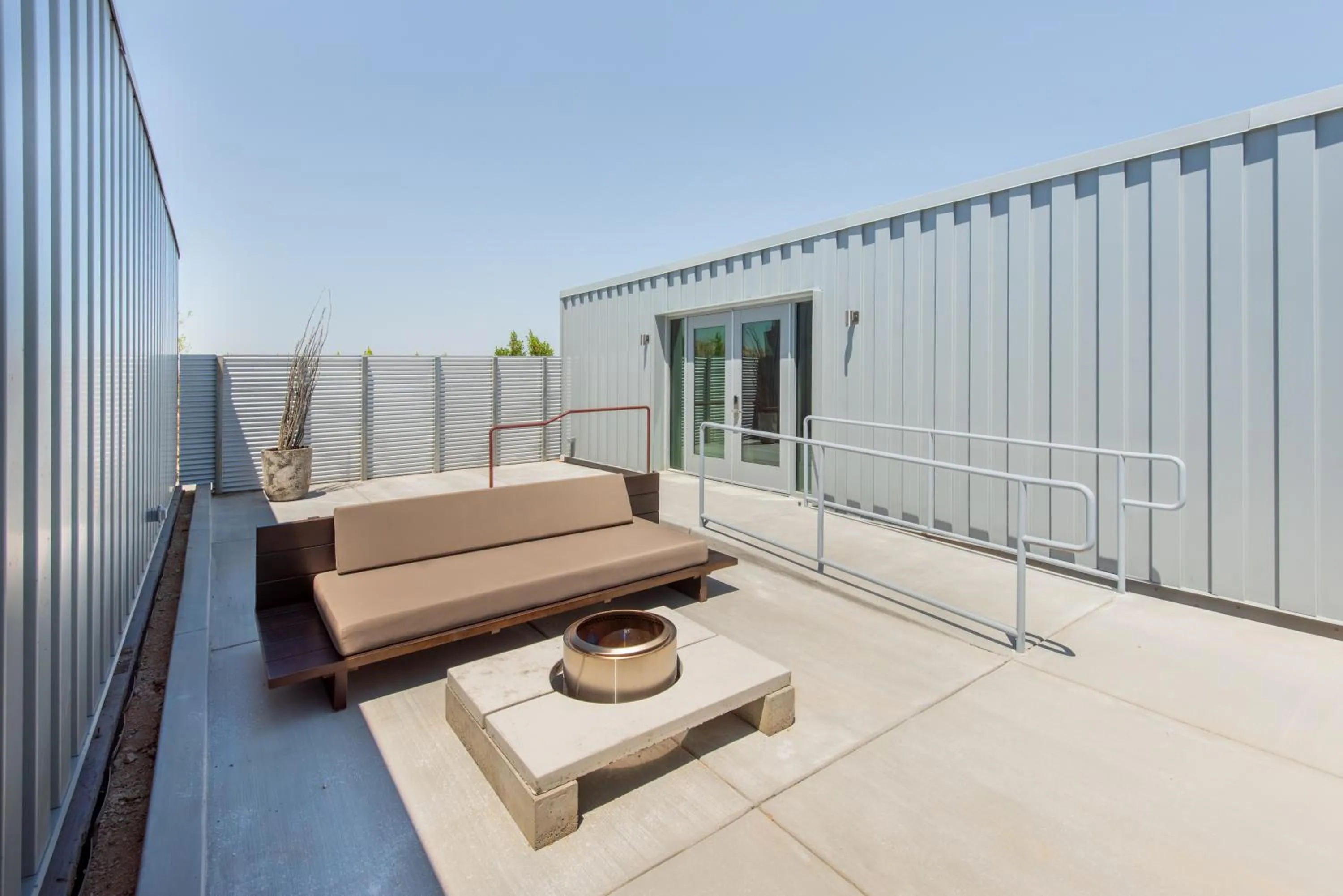 Patio in RESET Hotel Joshua Tree