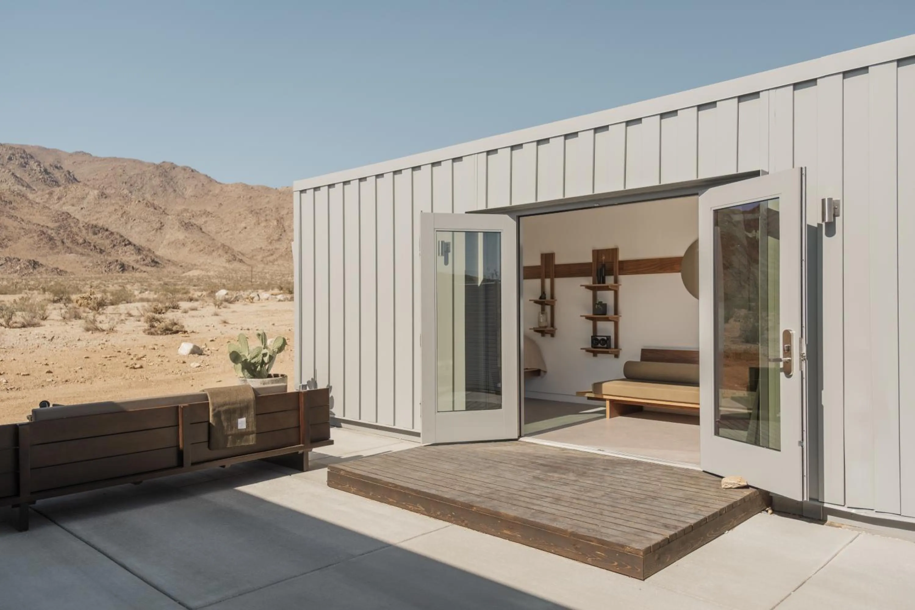 Patio in RESET Hotel Joshua Tree