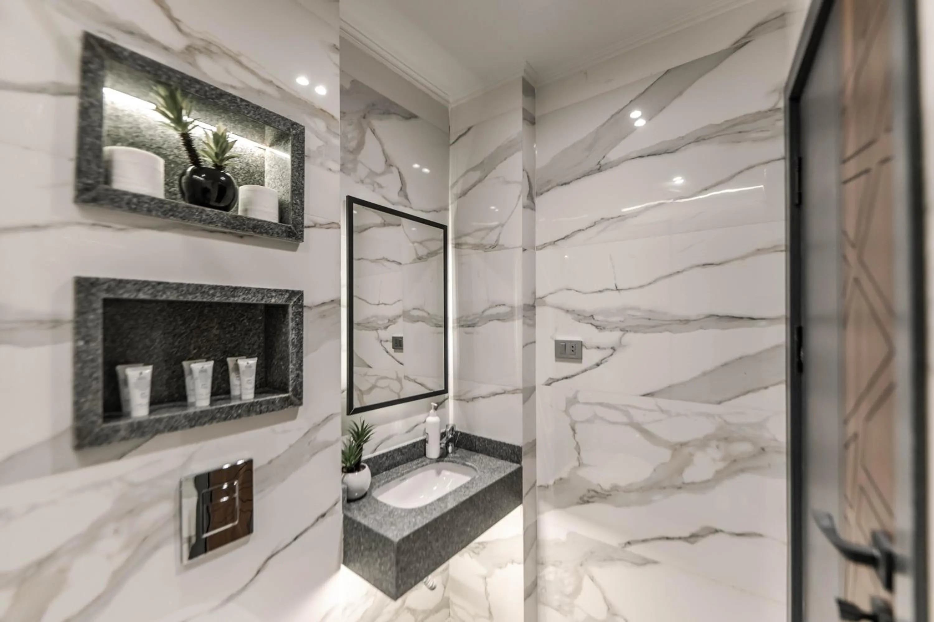 Bathroom in Remal Pyramids Hotel