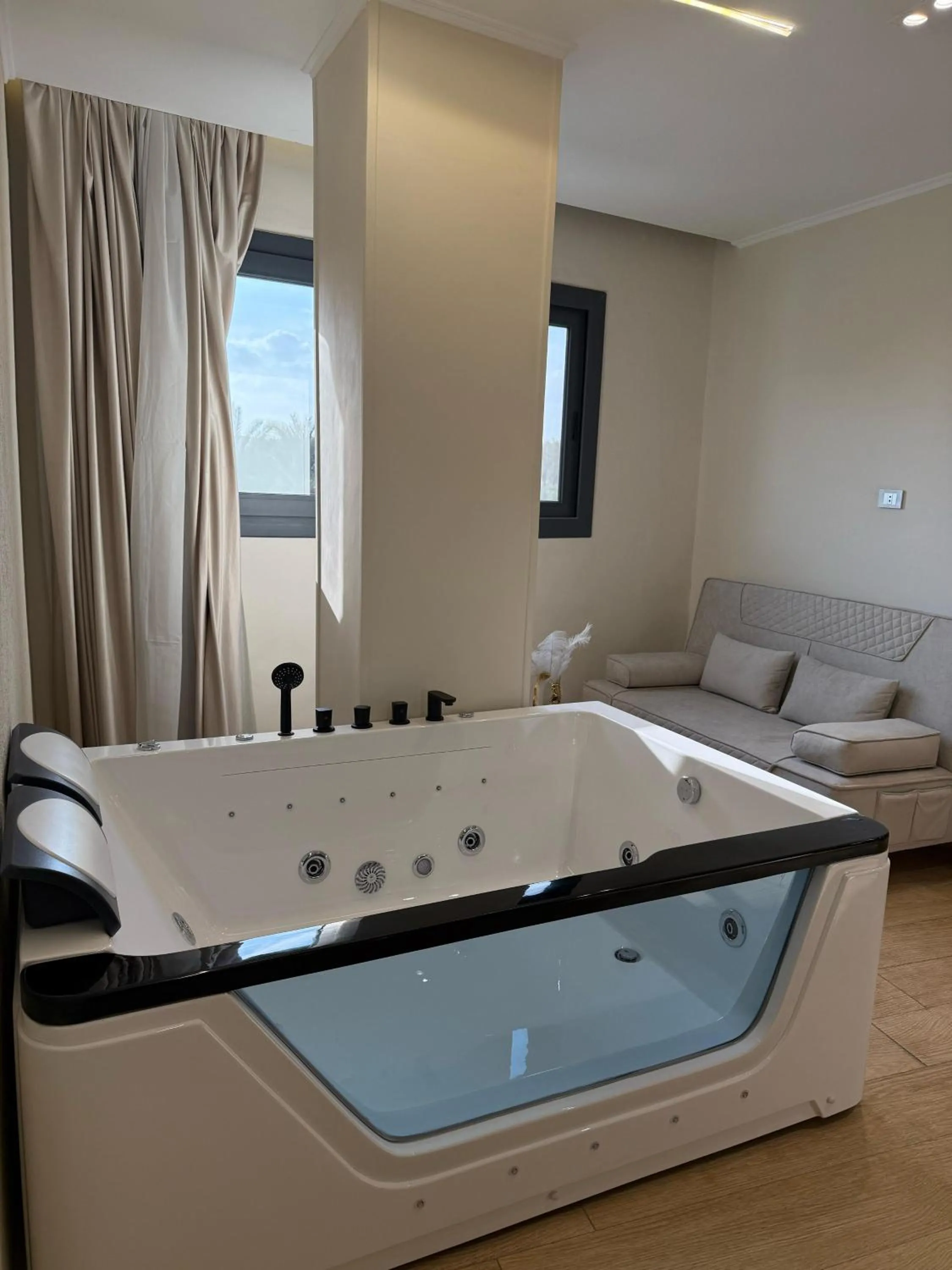Bed in Remal Pyramids Hotel