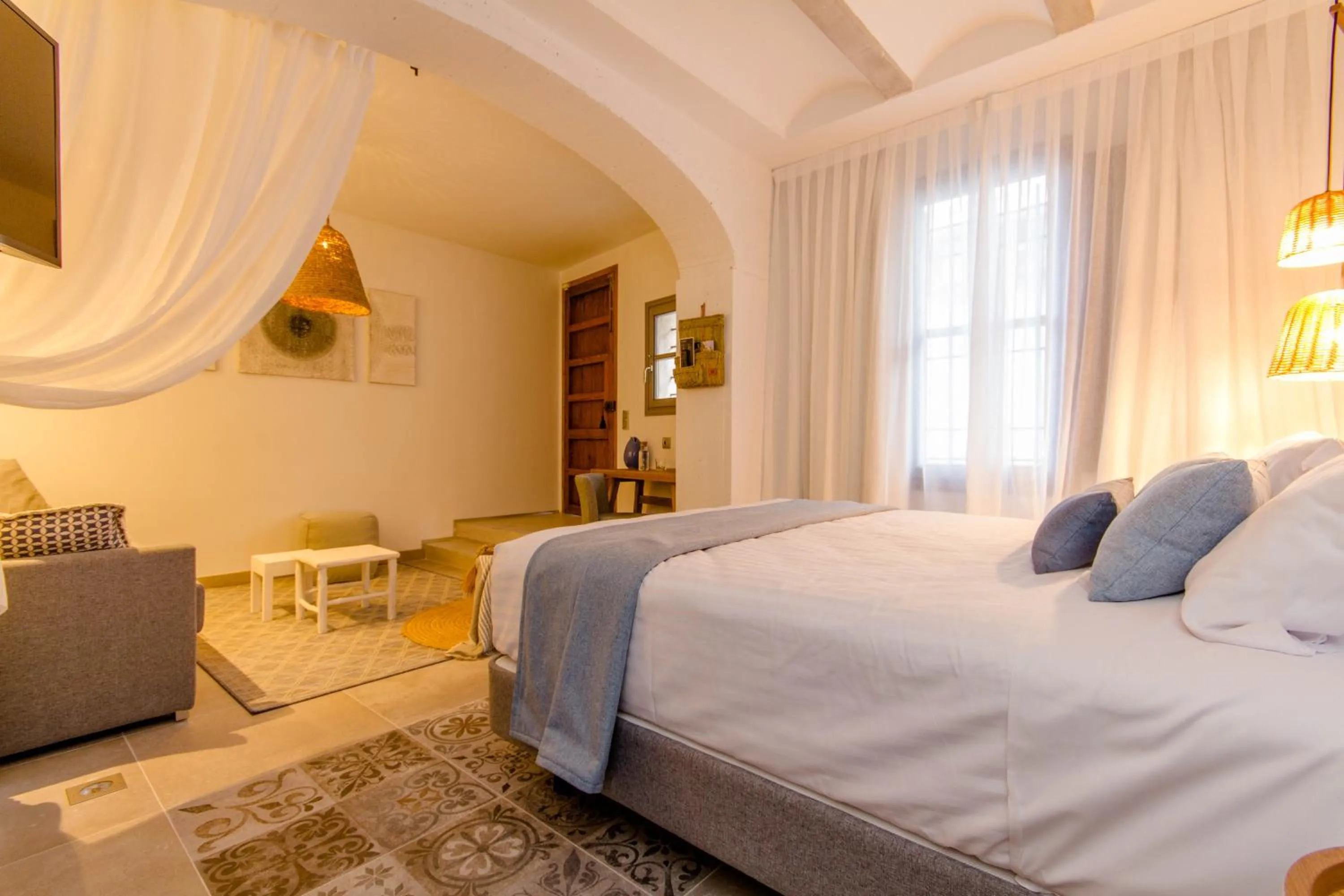 Bedroom, Bed in La Serena Boutique Hotel & Wellness - Altea