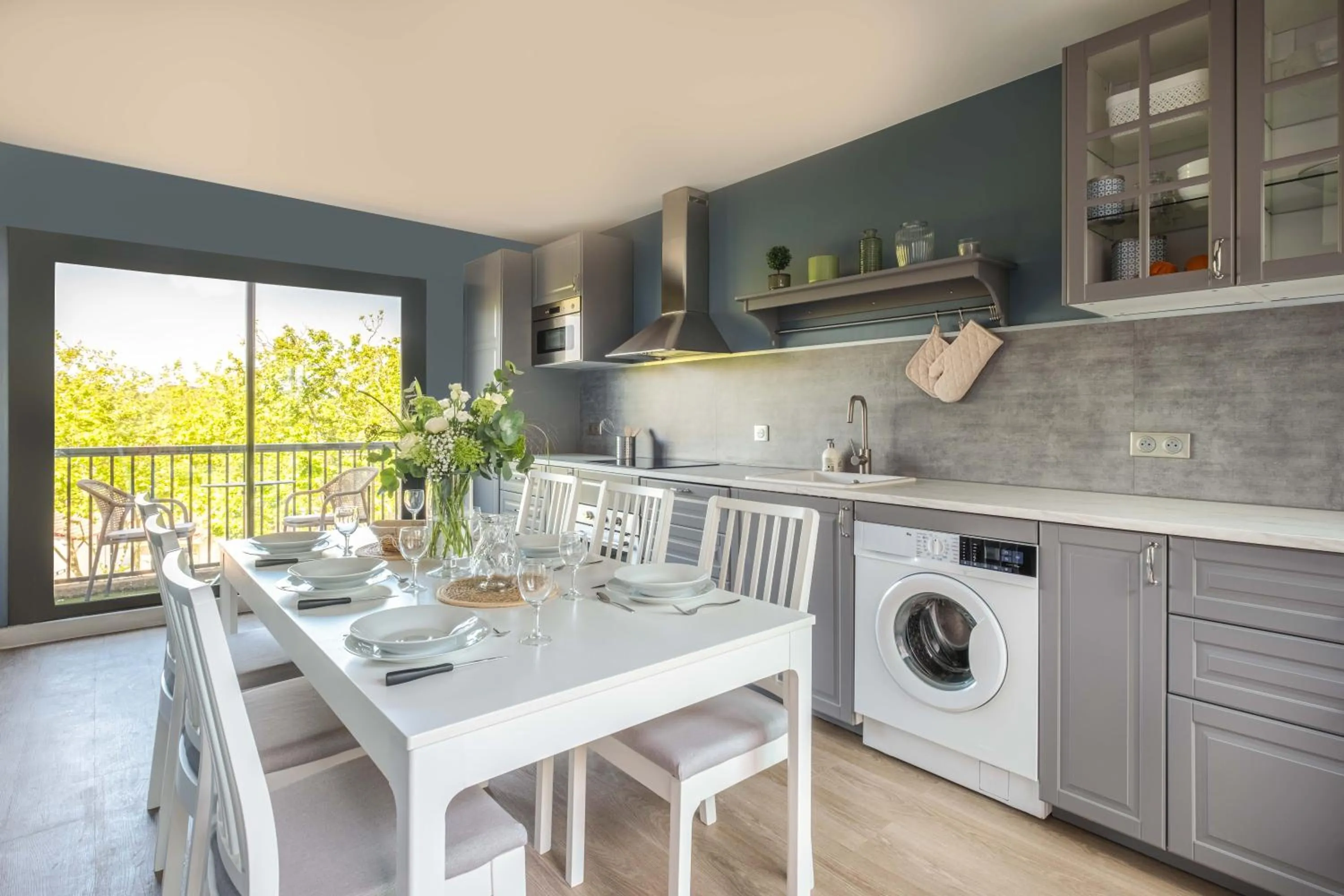 kitchen in Hôtel Arcanse by Inwood Hotels