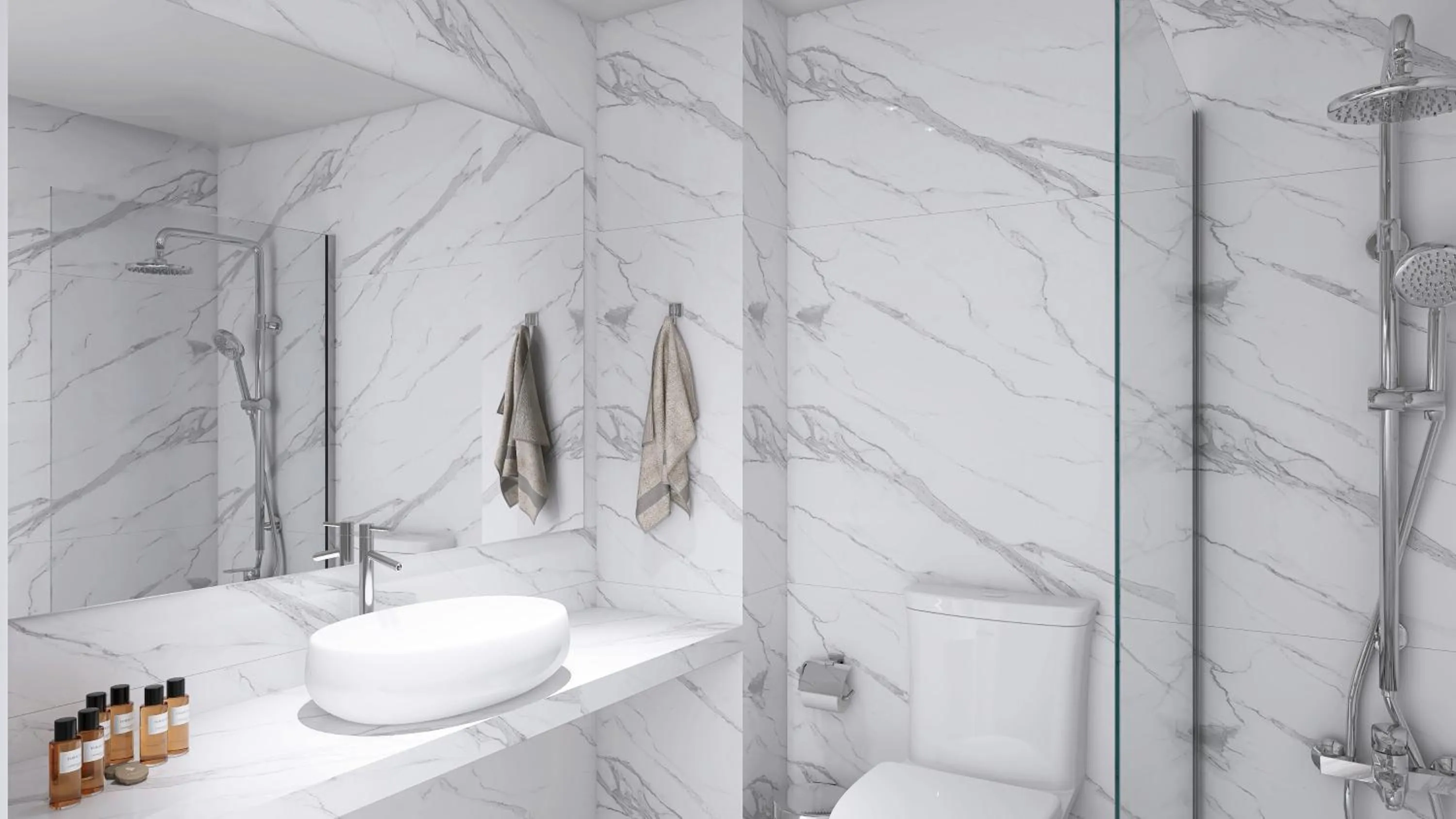 Bathroom in Antigoni Hotel