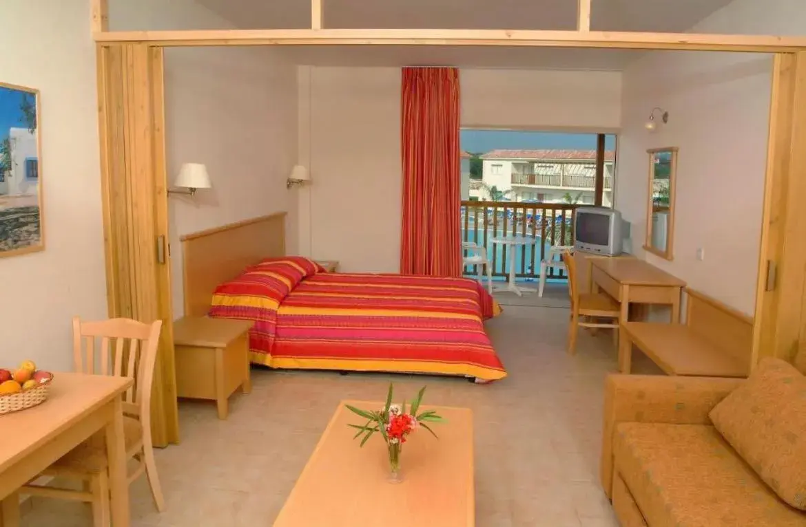 Bed in Tsokkos Paradise Holiday Village
