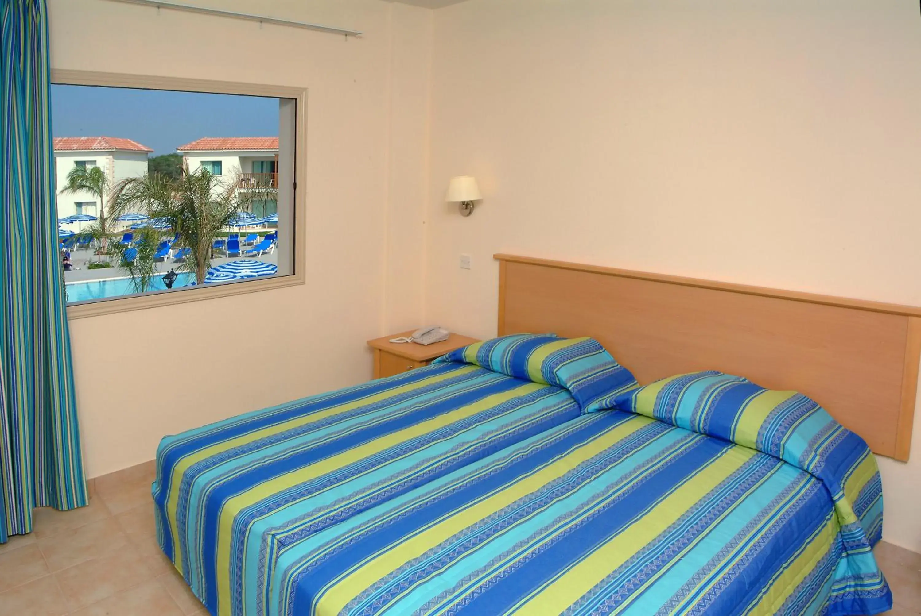 Bed in Tsokkos Paradise Holiday Village