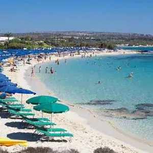 Beach in Tsokkos Paradise Holiday Village