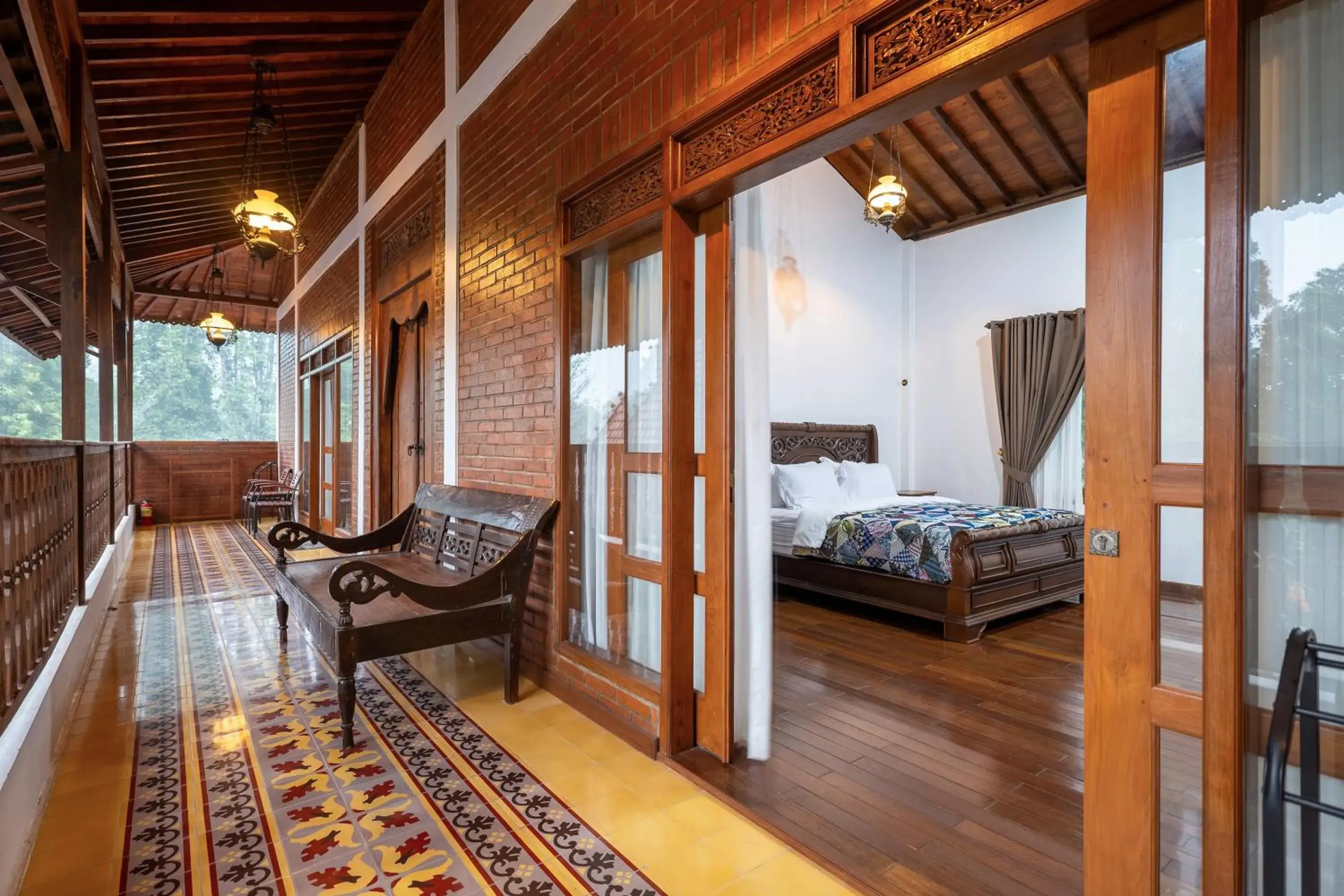 Bed in Joglo Wardani Bed in Joglo Wardani