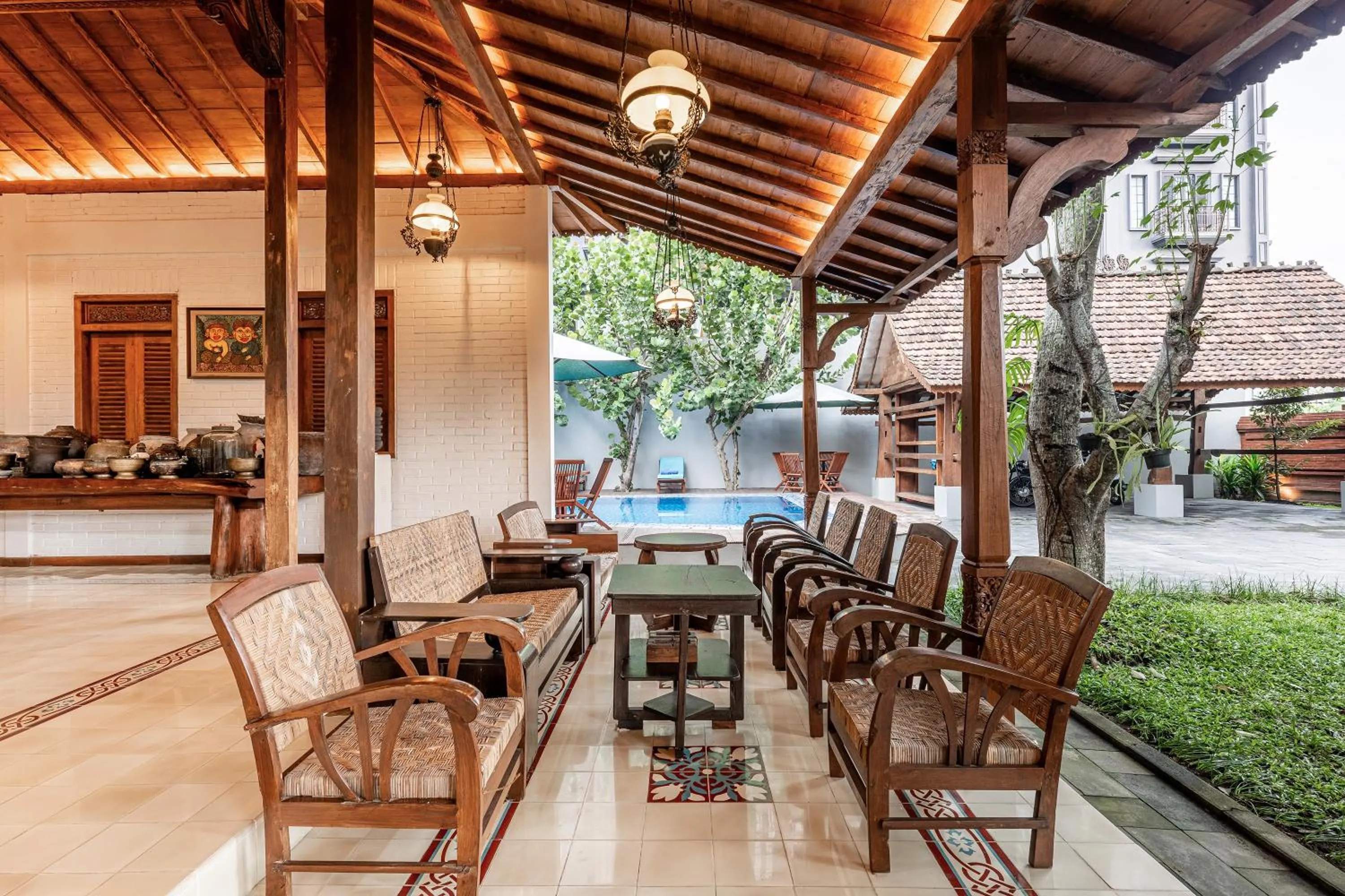 Living room in Joglo Wardani
