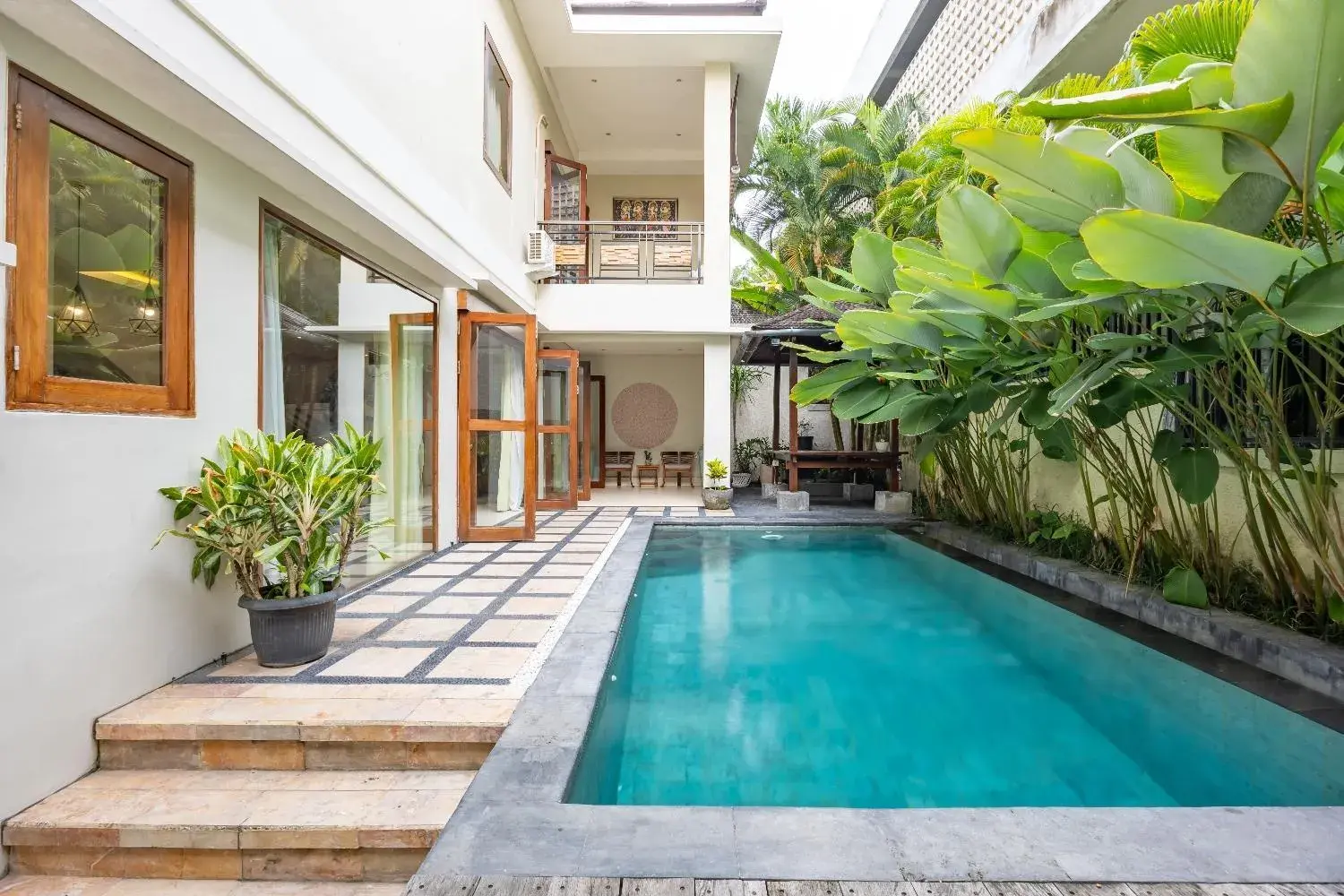 Pool view in Cove The Ricks Villa Pool view in Cove The Ricks Villa