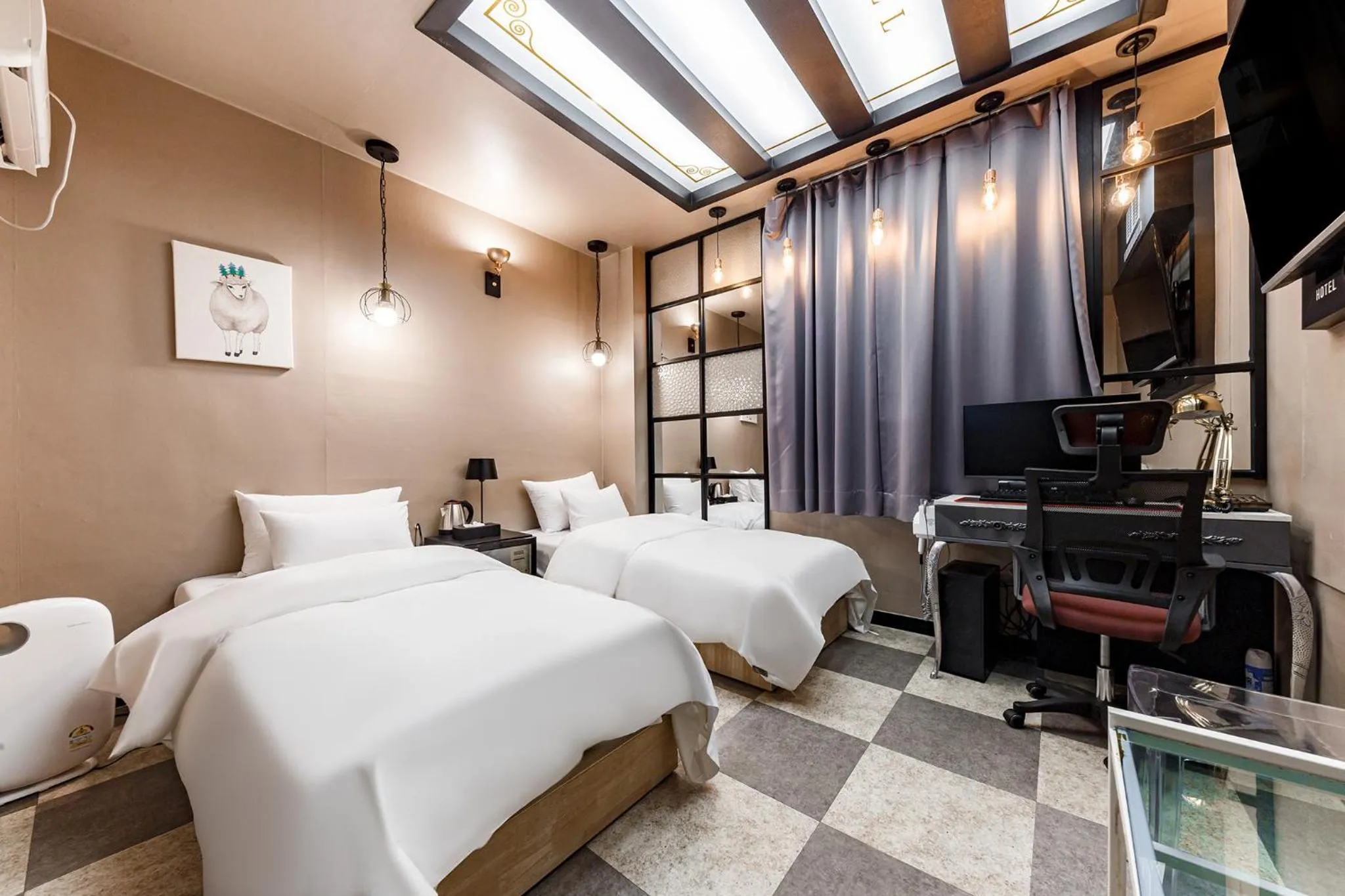 Bed in Seosan No25 Hotel