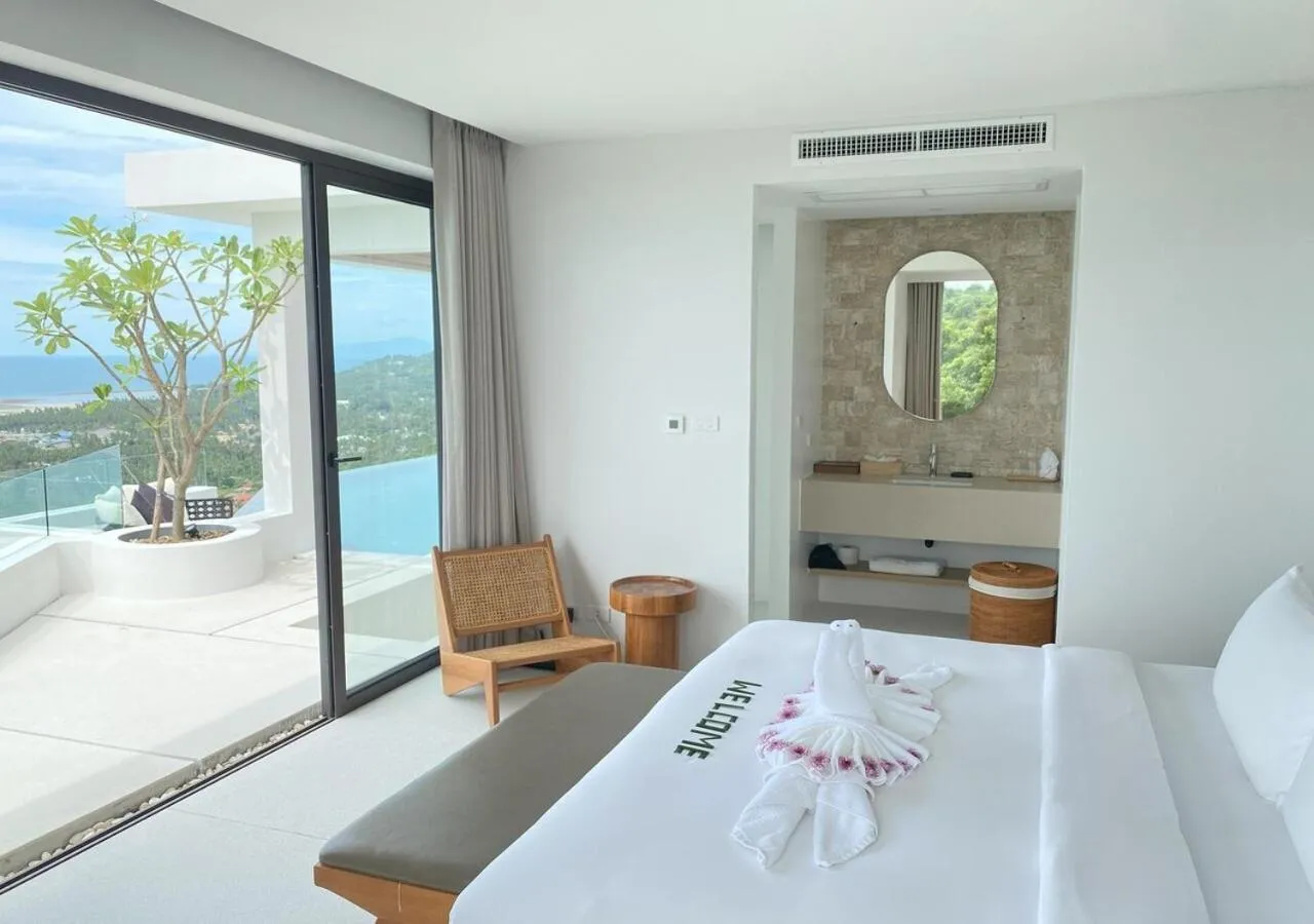 Nearby landmark, Bed in Anzhu Seamate Villa Samui
