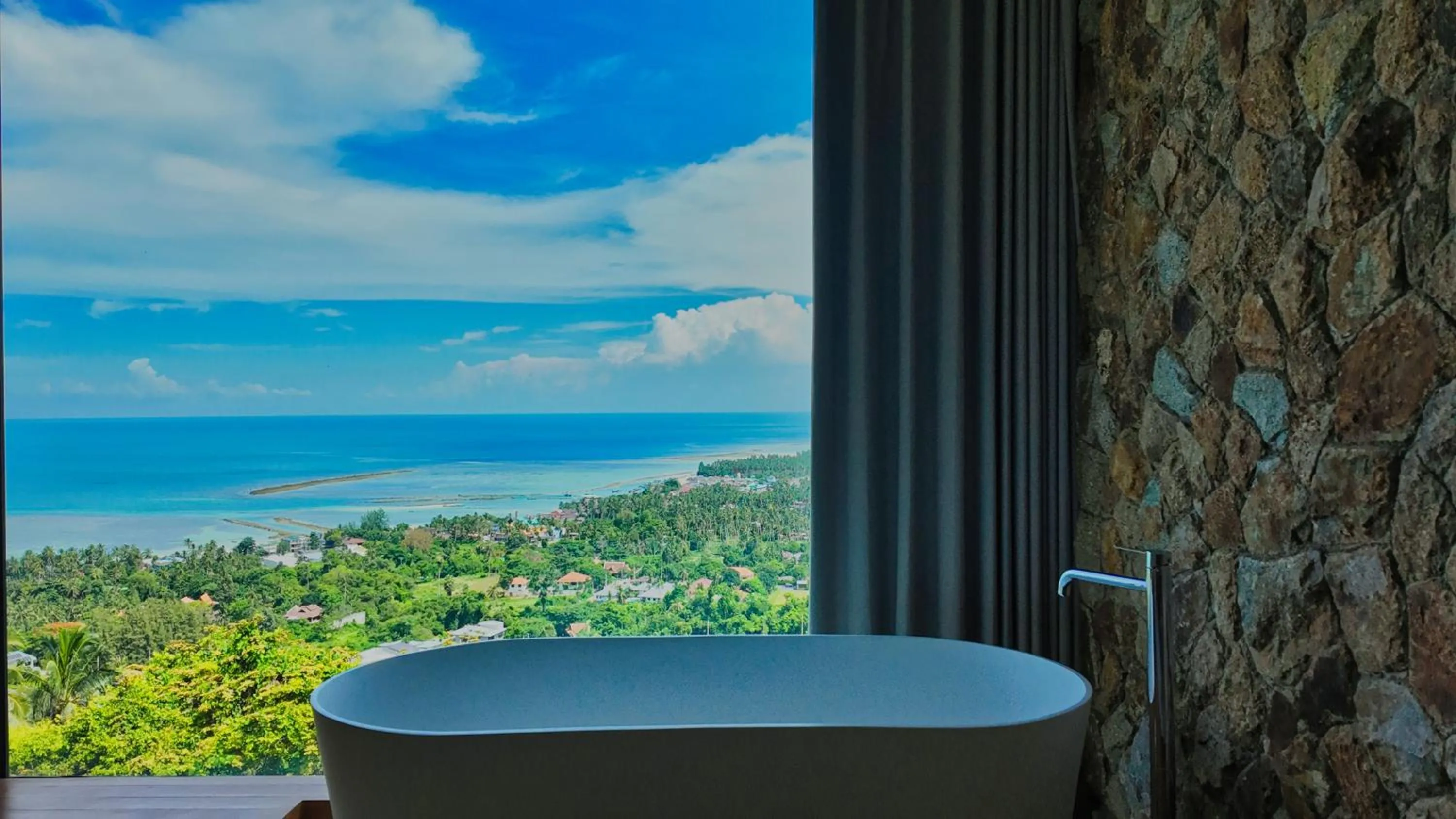 Bedroom in Anzhu Seamate Villa Samui