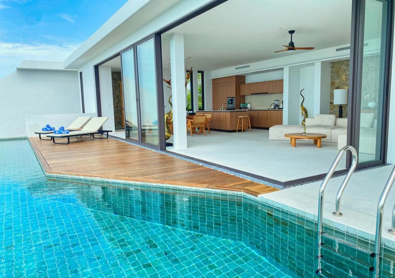 Patio in Anzhu Seamate Villa Samui