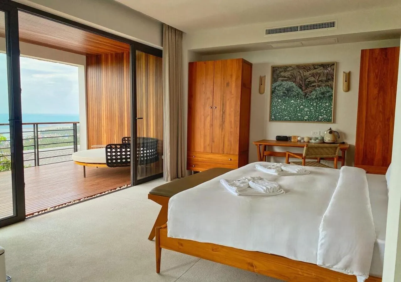 Nearby landmark, Bed in Anzhu Seamate Villa Samui