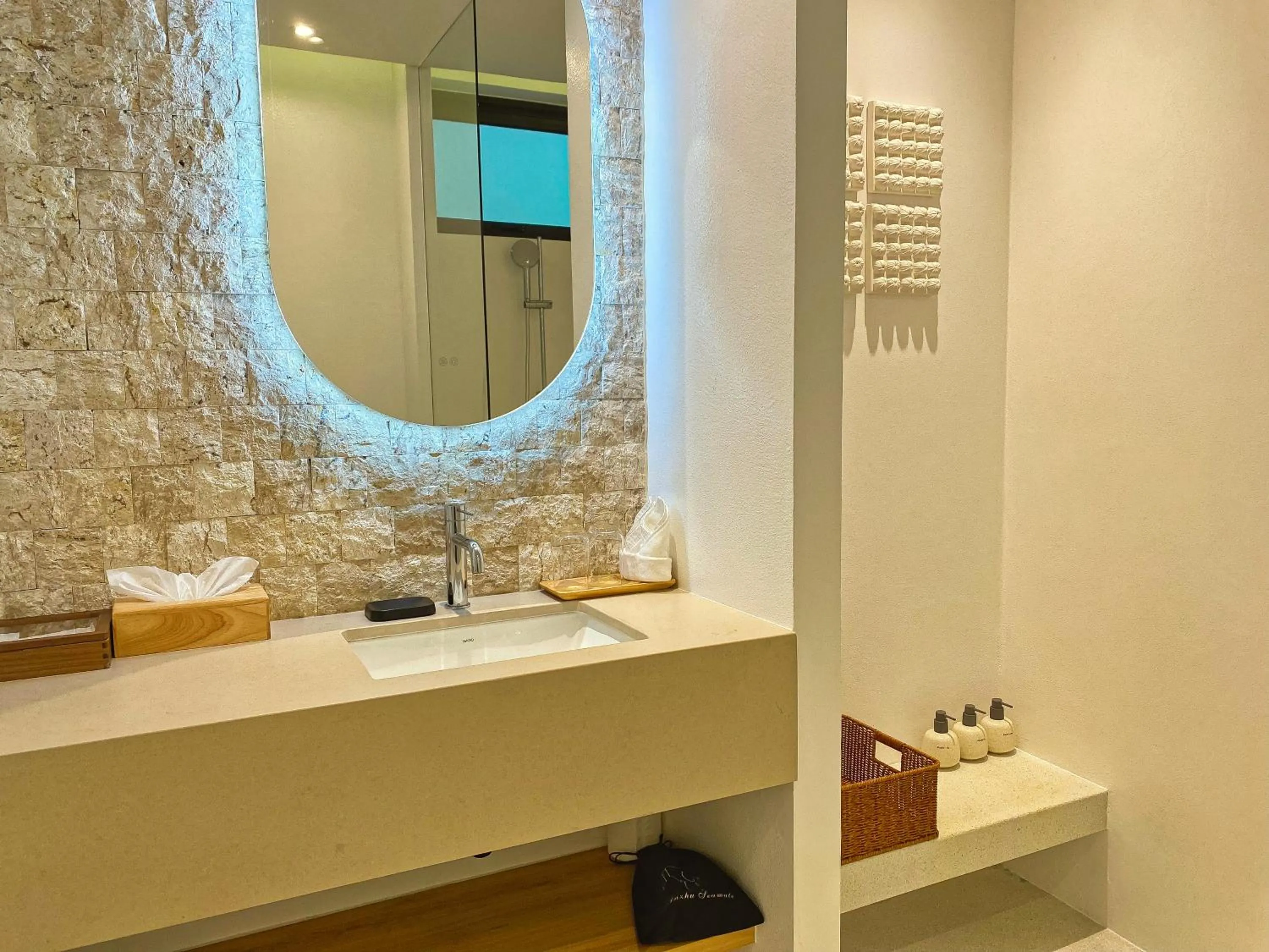 Bathroom in Anzhu Seamate Villa Samui