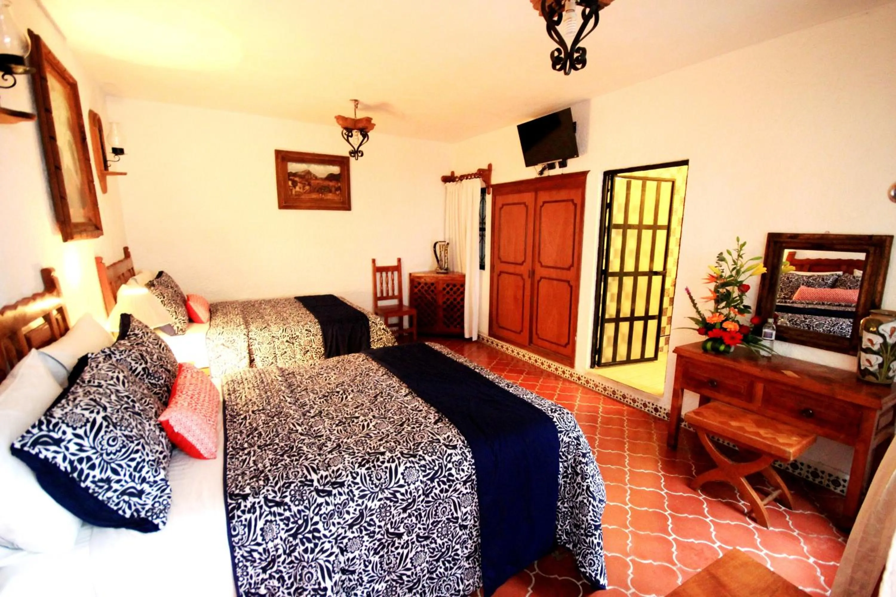 Photo of the whole room, Bed in Hotel Mesón del Rosario