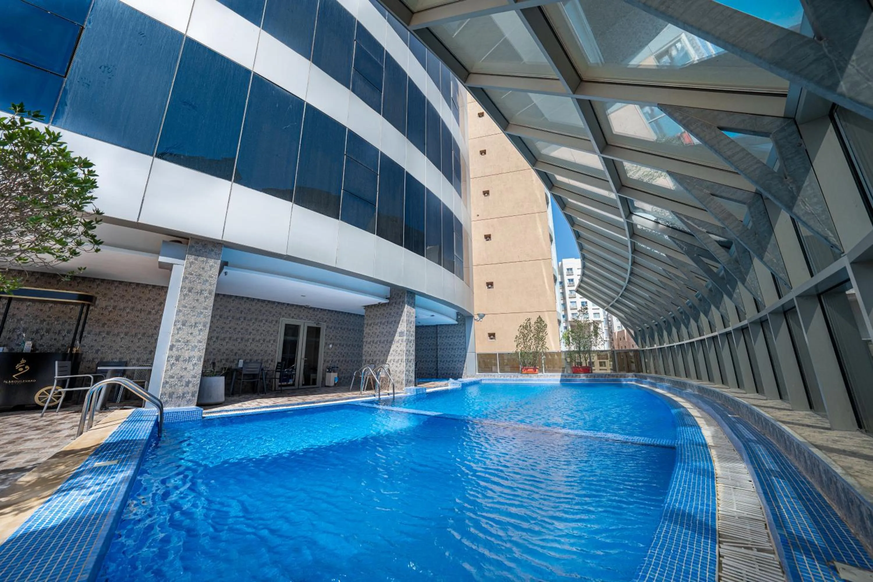 Swimming pool in وهج للشقق الفندقية Wahaj Hotel Apartments 2