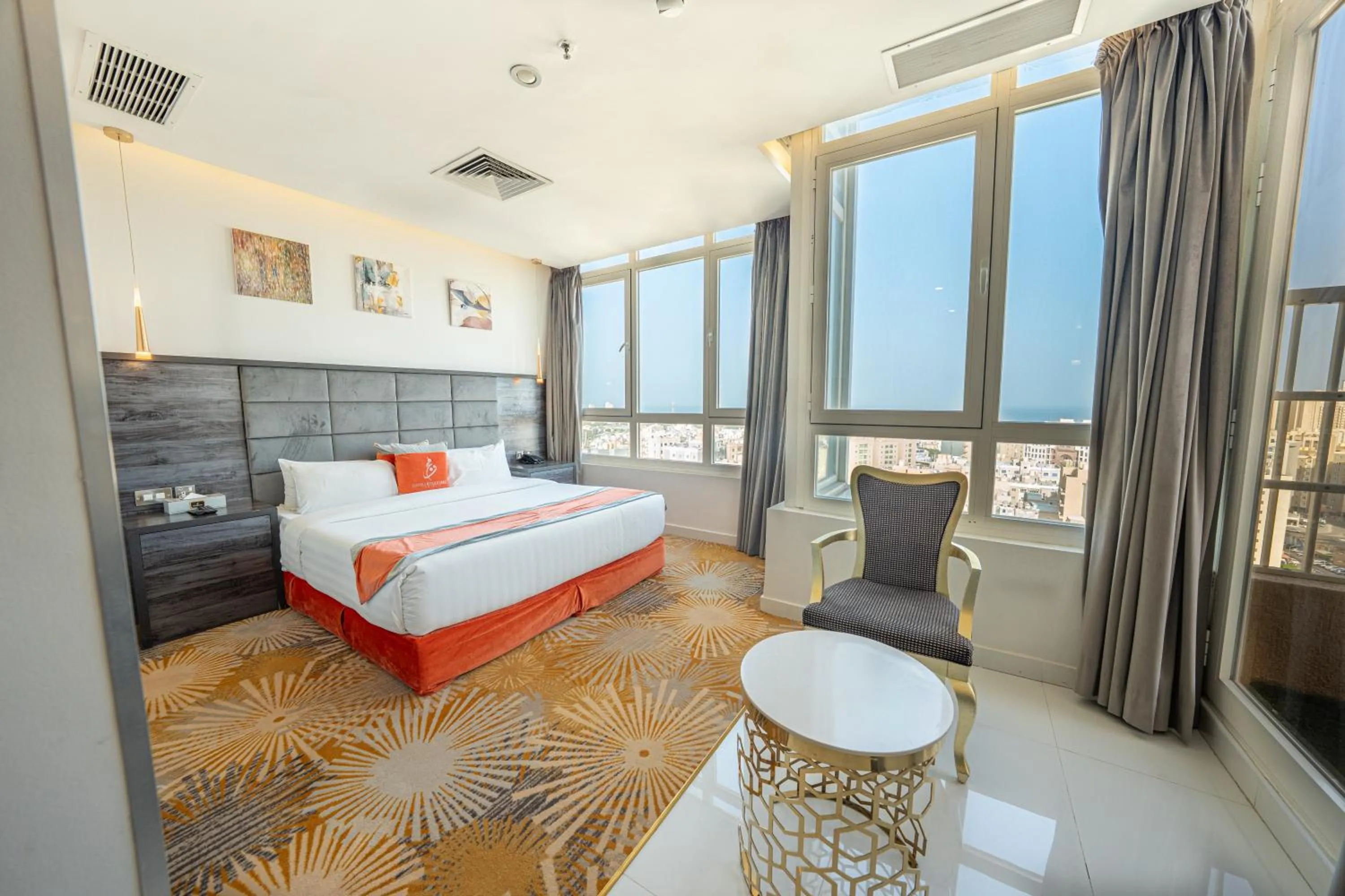 Bed in وهج للشقق الفندقية Wahaj Hotel Apartments 2