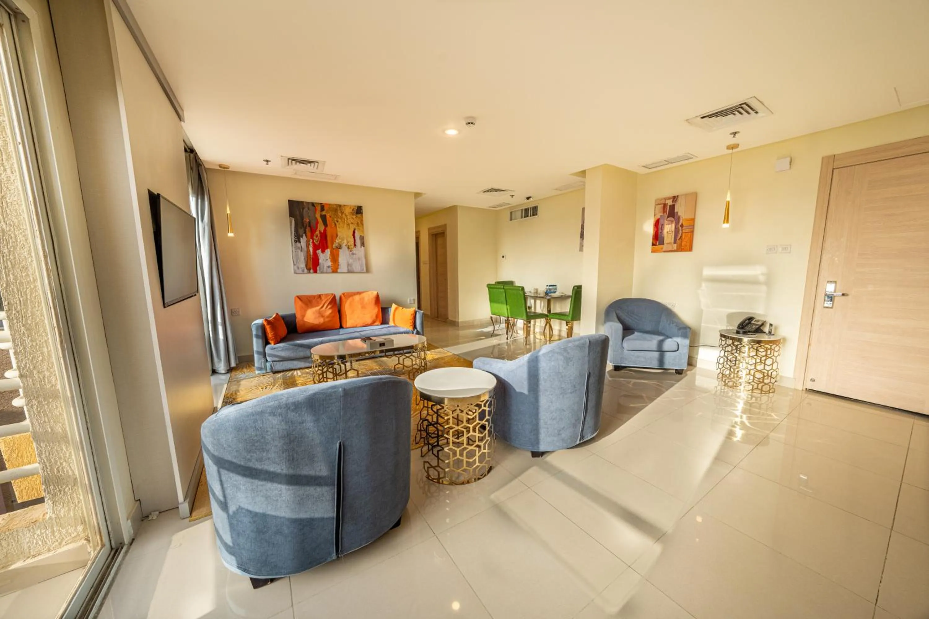 TV and multimedia in وهج للشقق الفندقية Wahaj Hotel Apartments 2