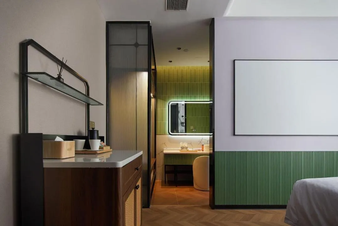 Bed in Renjoy Hotel -Xiamen Zhongshan Road Pedestrian Street