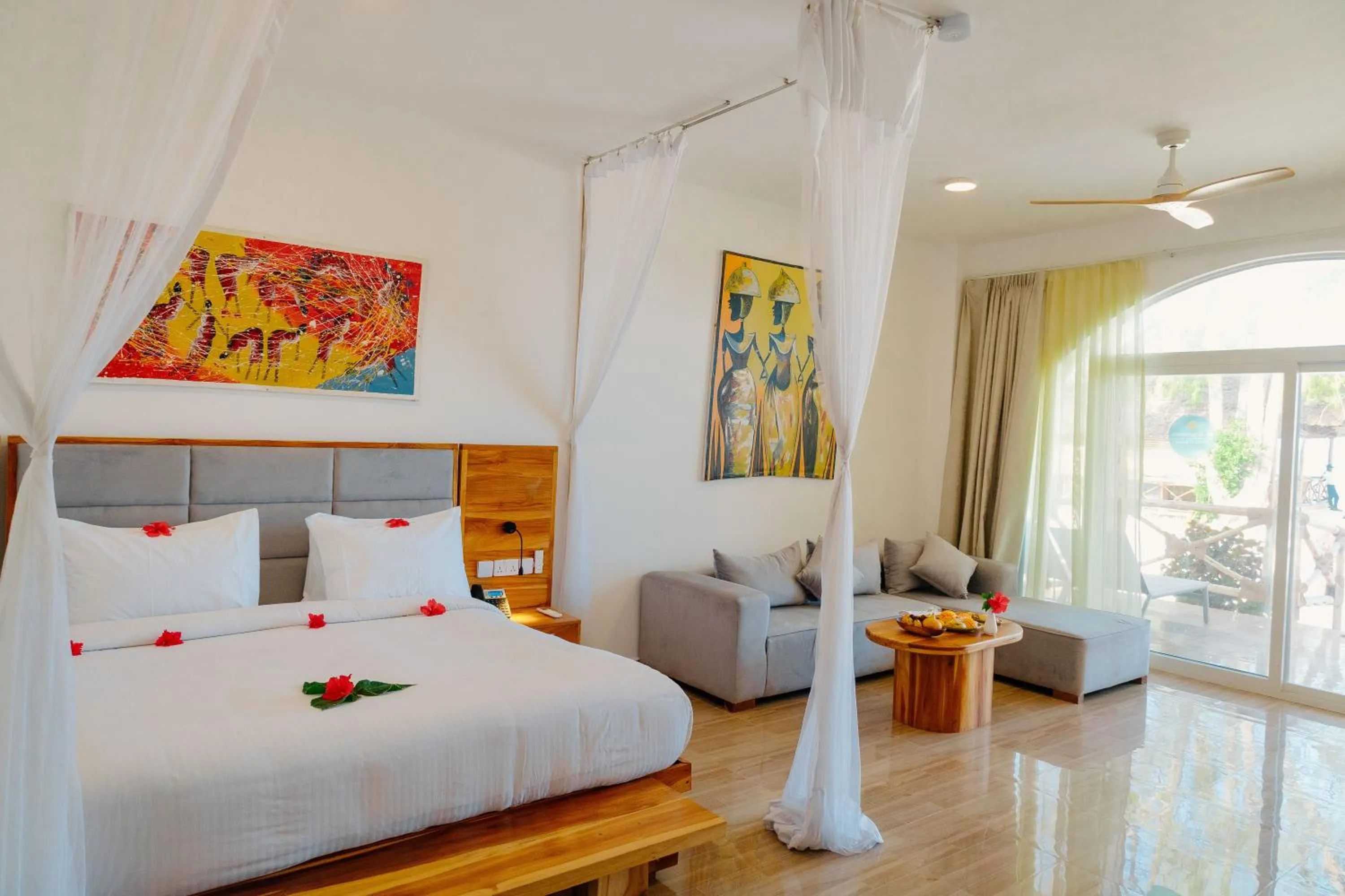 Bedroom, Bed in Royal Mandarin Hotel & Resort Zanzibar