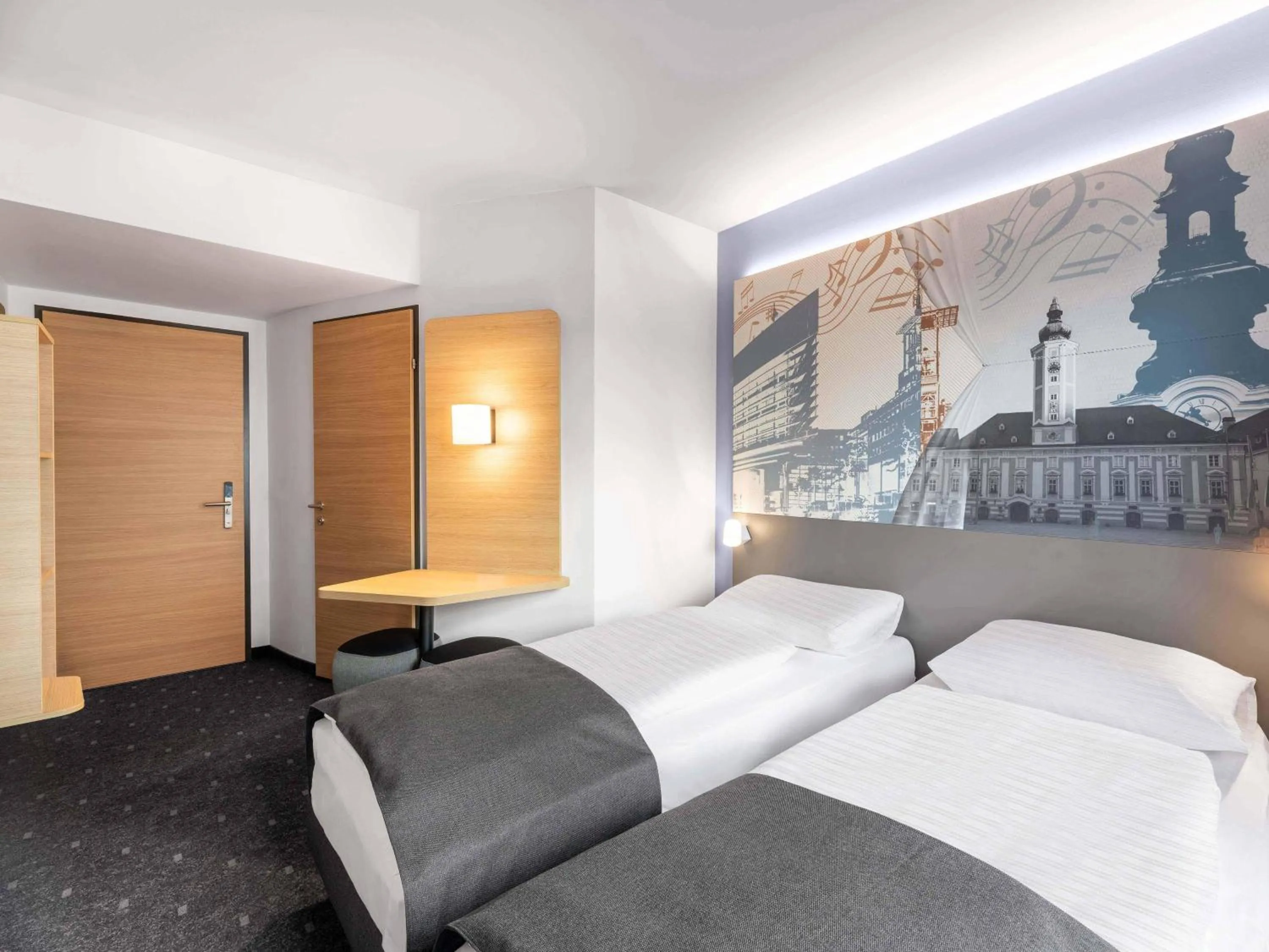 Photo of the whole room, Bed in B&B HOTEL St-Pölten