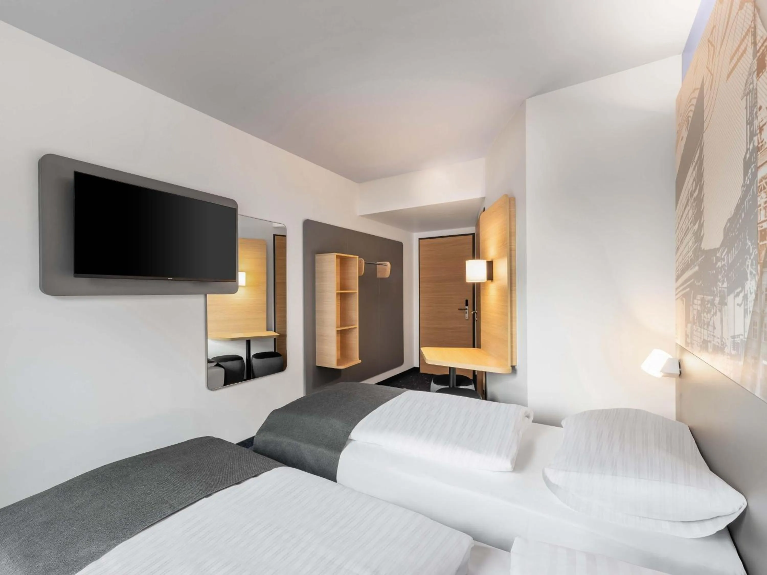 Photo of the whole room, Bed in B&B HOTEL St-Pölten