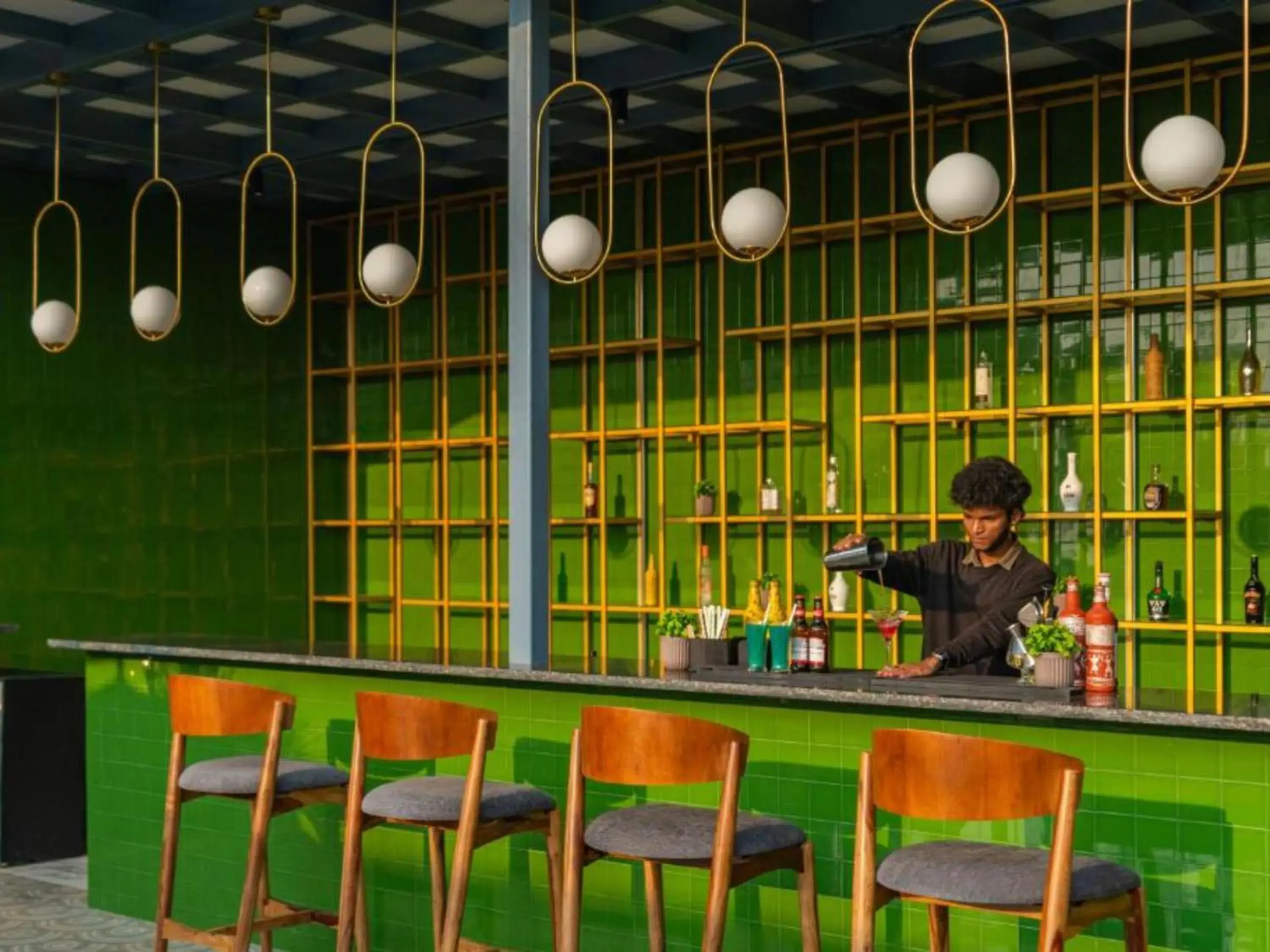 Lounge or bar in The Hosteller Goa, Mandrem Lounge or bar in The Hosteller Goa, Mandrem