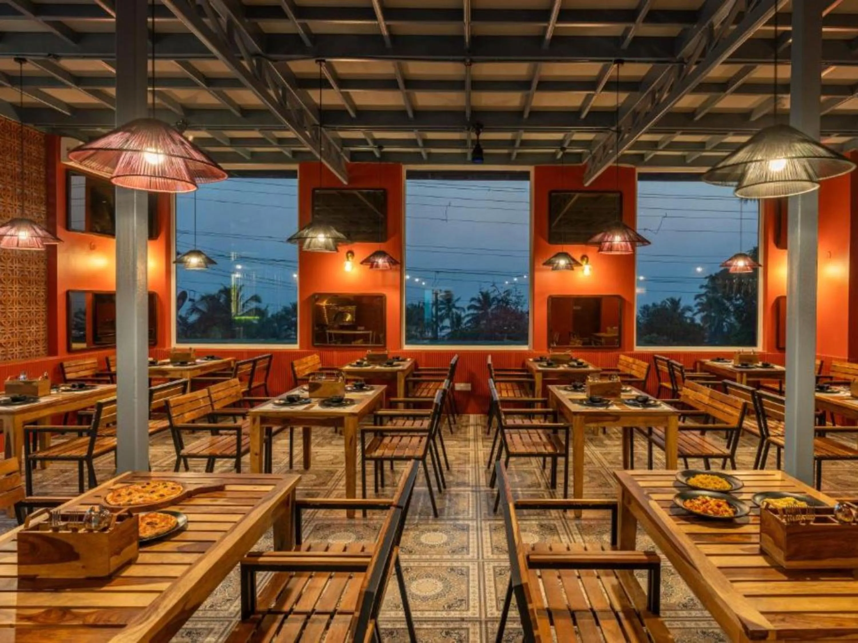 Restaurant/places to eat in The Hosteller Goa, Mandrem