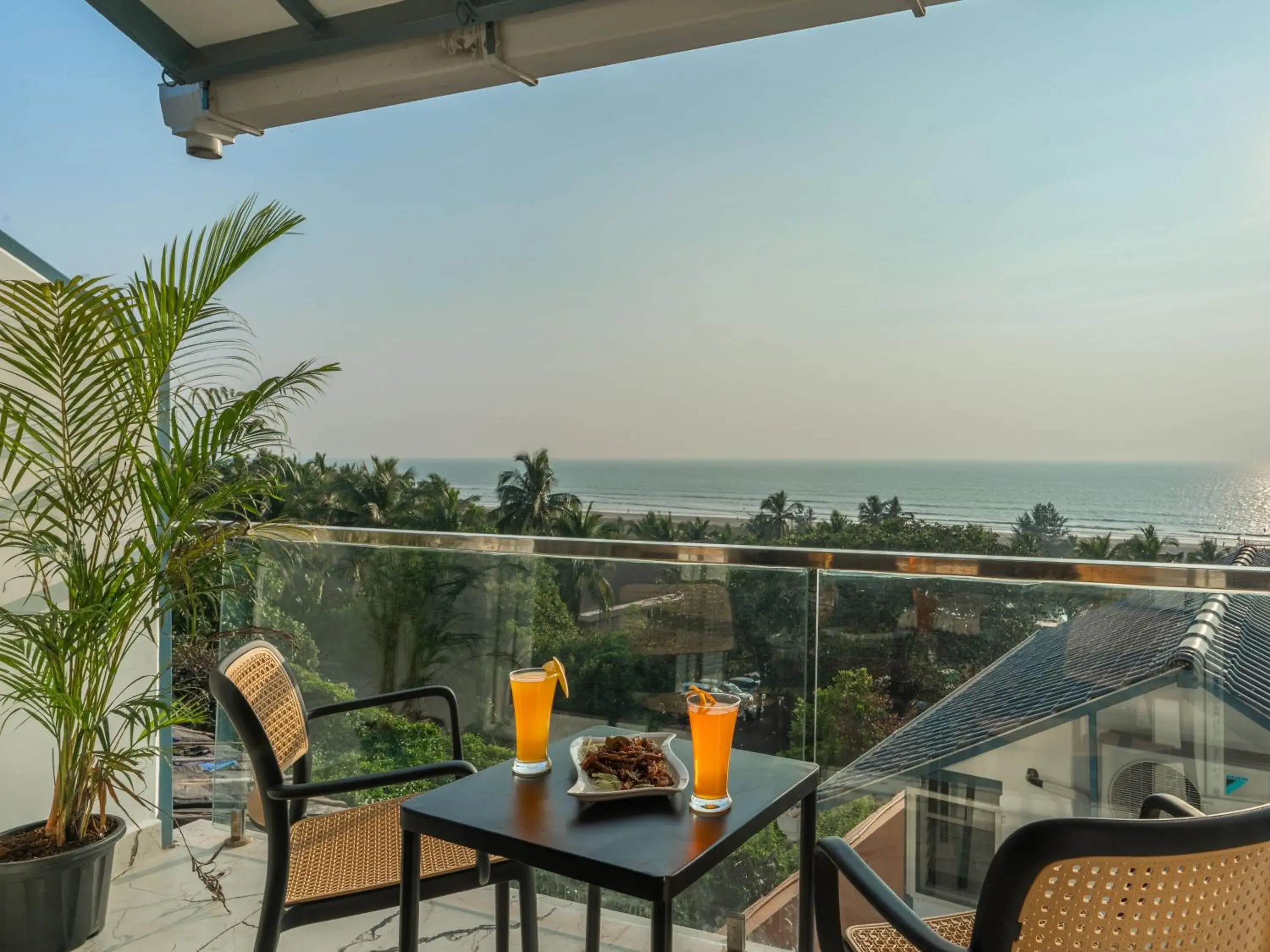 Superior Double Room with Balcony and Sea View in The Hosteller Goa, Mandrem Superior Double Room with Balcony and Sea View in The Hosteller Goa, Mandrem