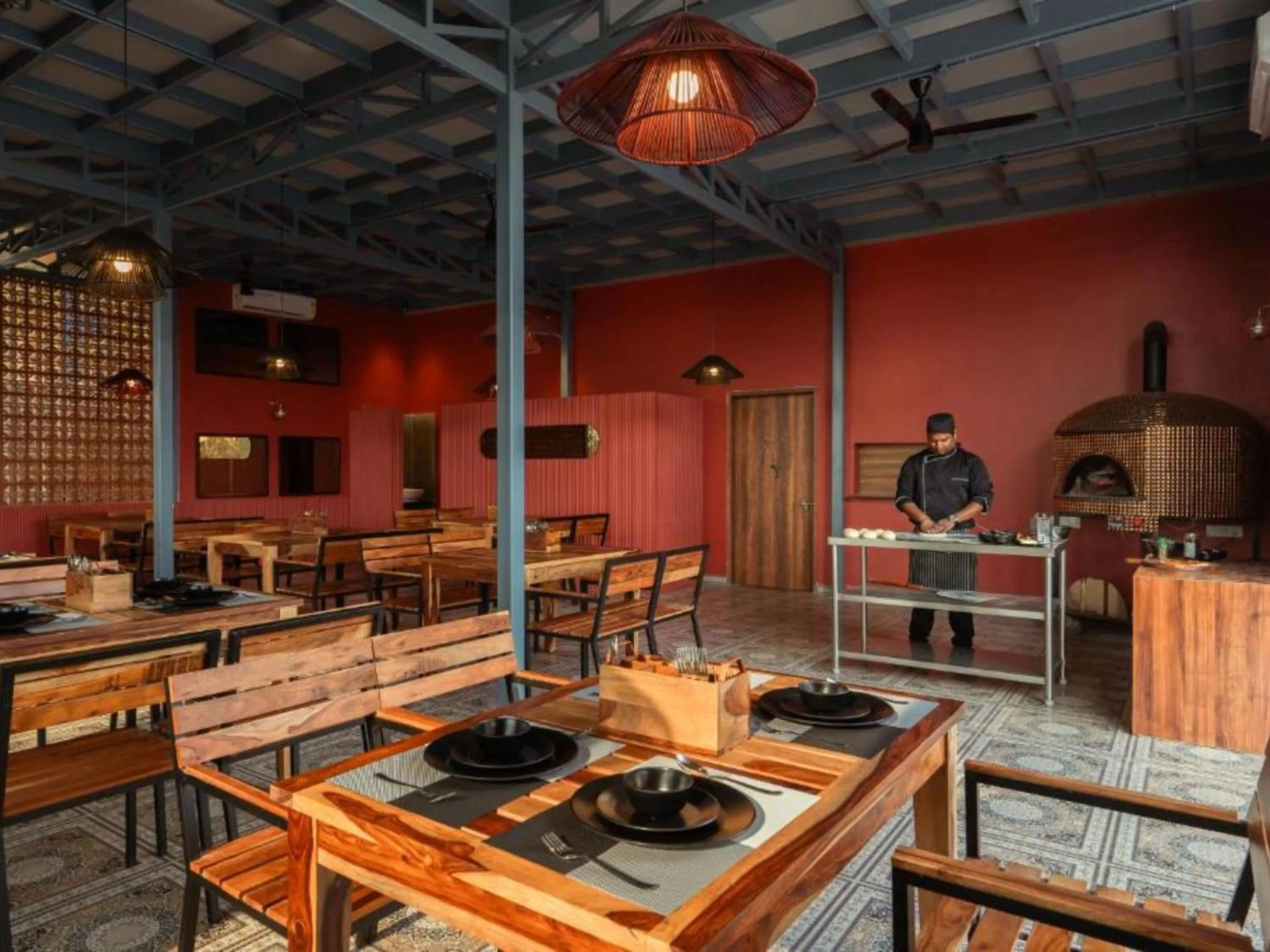 Restaurant/places to eat in The Hosteller Goa, Mandrem