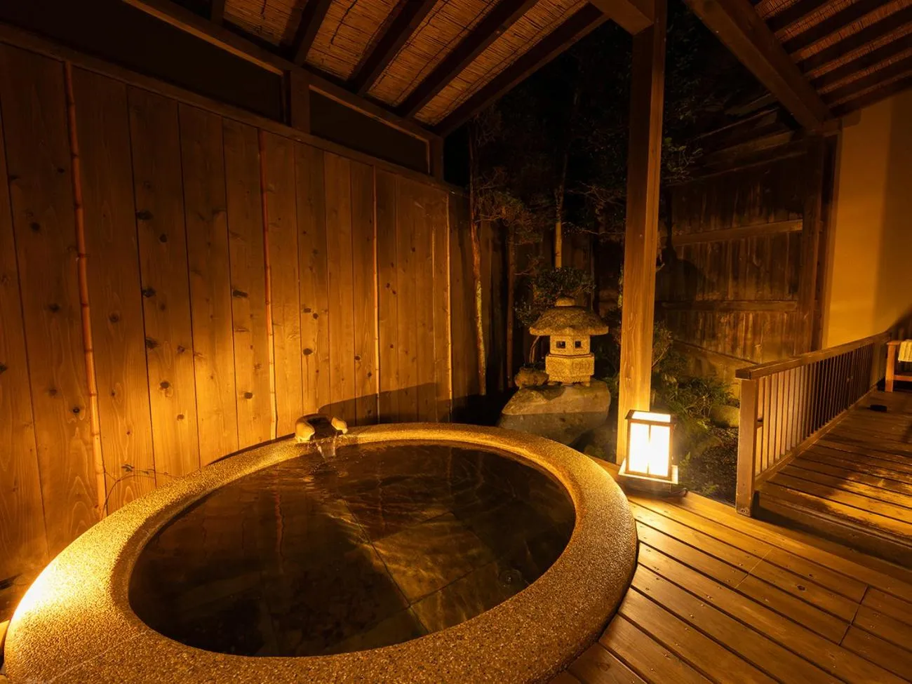 Open Air Bath in Saikatei Jidaiya