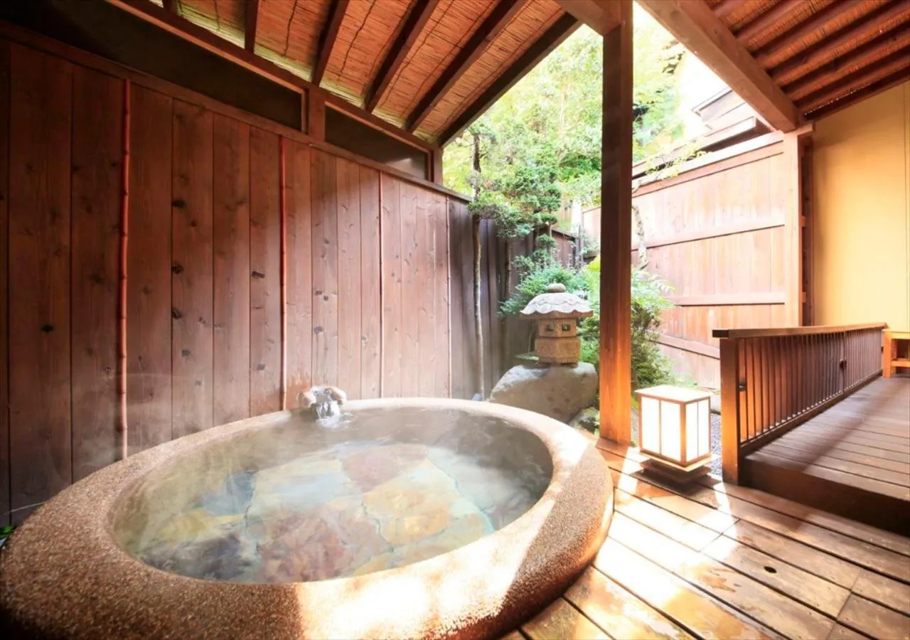 Japanese-Style Room with Low bed and Open Air Bath - Non-Smoking in Saikatei Jidaiya