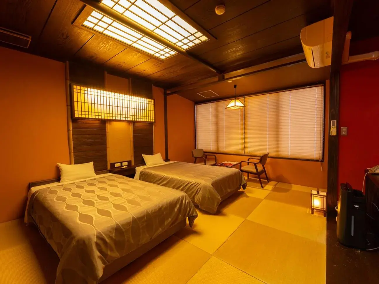 Japanese Modern Twin Room with Private Toilet and Massage Chair - Non-Smoking in Saikatei Jidaiya Japanese Modern Twin Room with Private Toilet and Massage Chair - Non-Smoking in Saikatei Jidaiya
