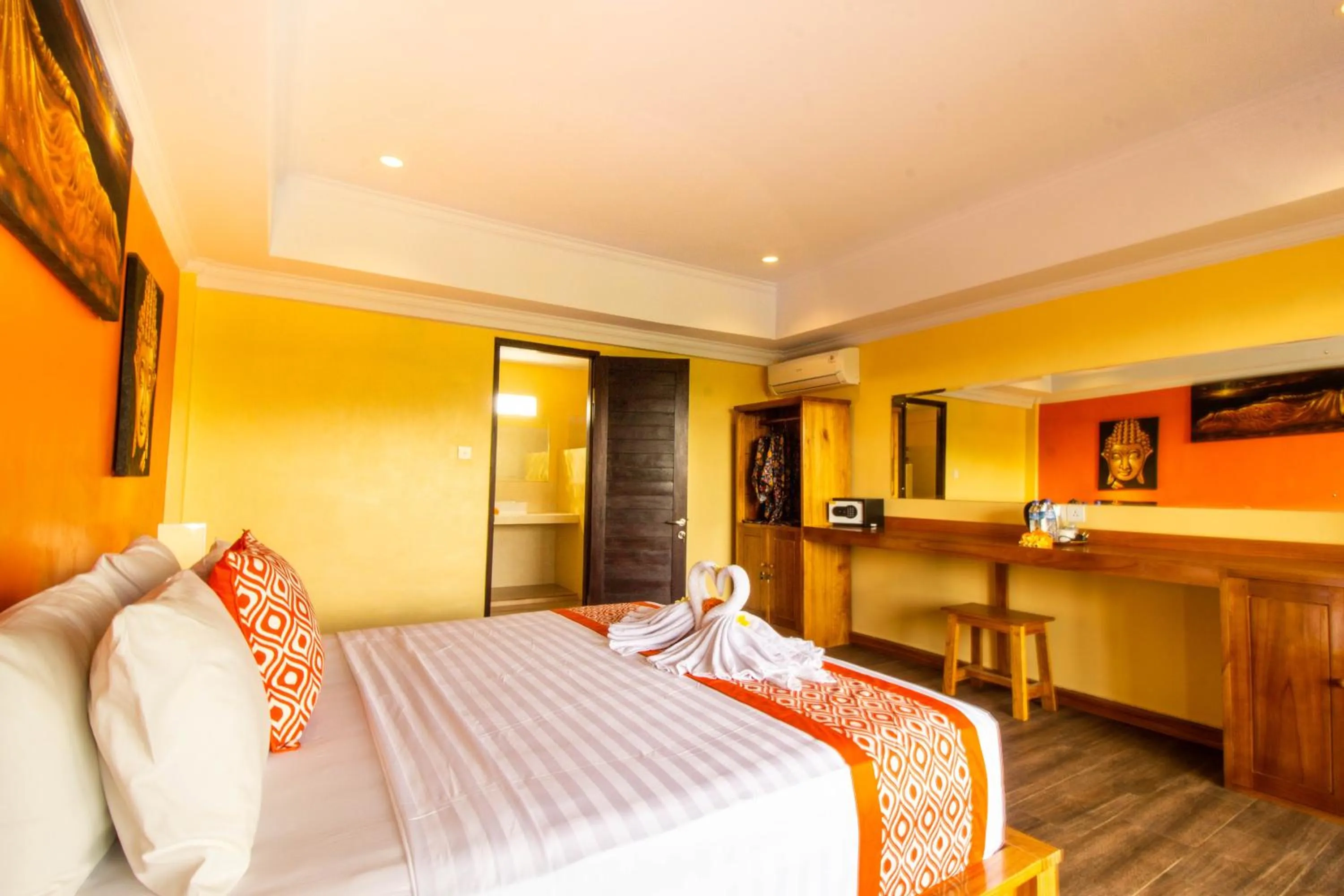 Bed in Pondok Kutuh Guest House