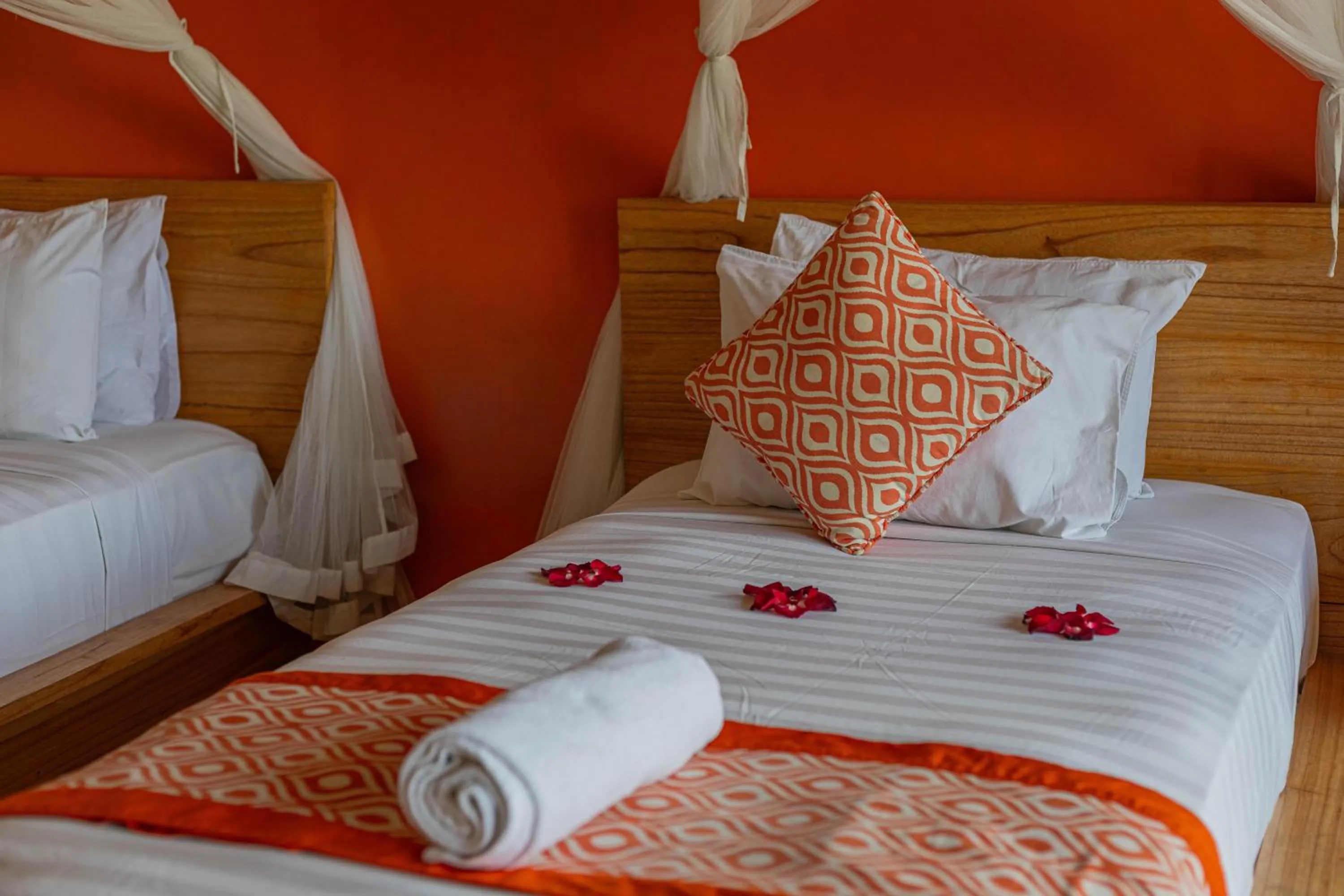 Bed in Pondok Kutuh Guest House