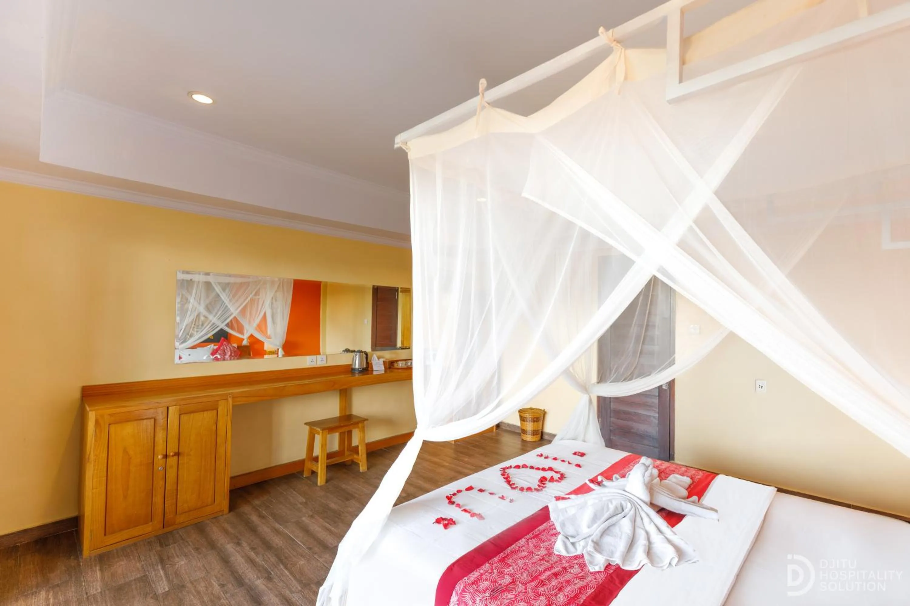 Bed in Pondok Kutuh Guest House