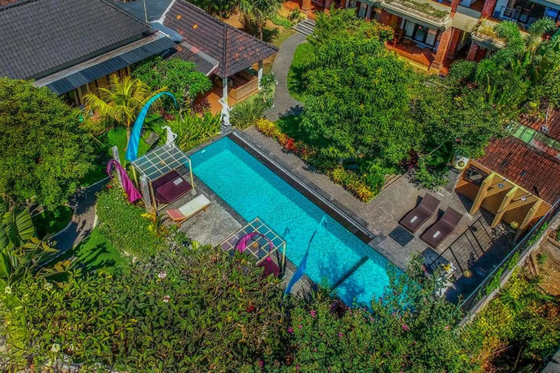 Bird's eye view in Pondok Kutuh Guest House