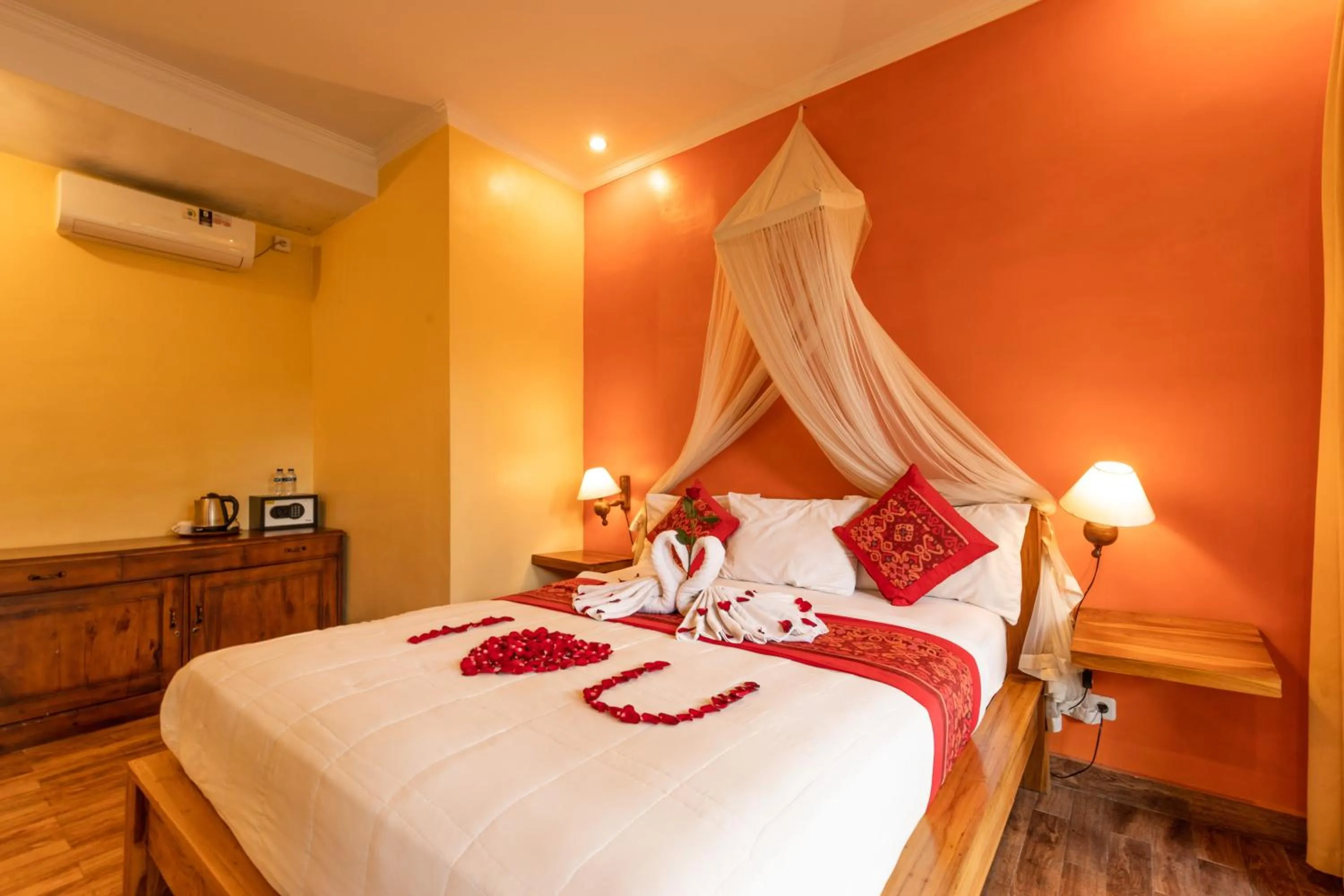 Bed in Pondok Kutuh Guest House