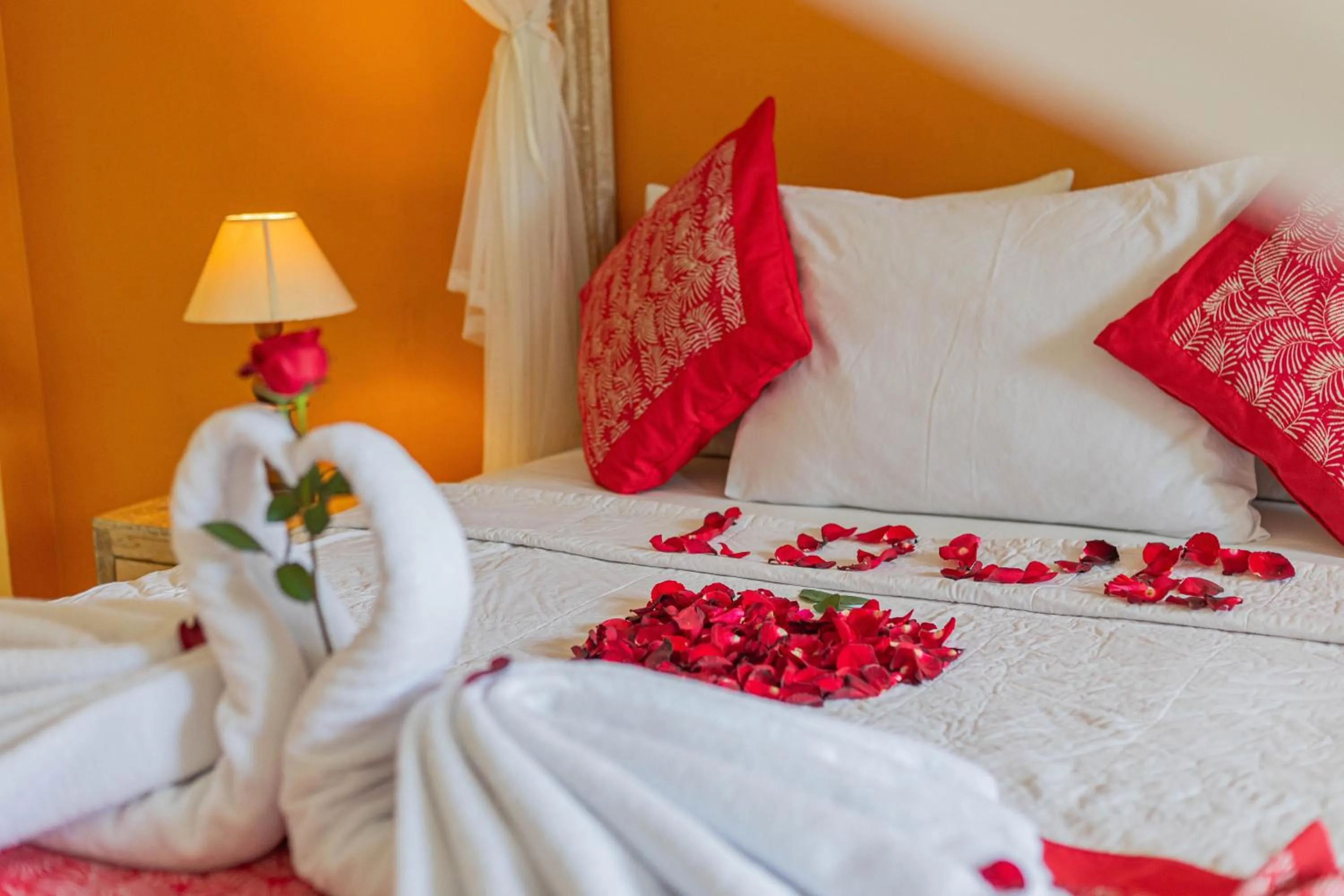 Bed in Pondok Kutuh Guest House