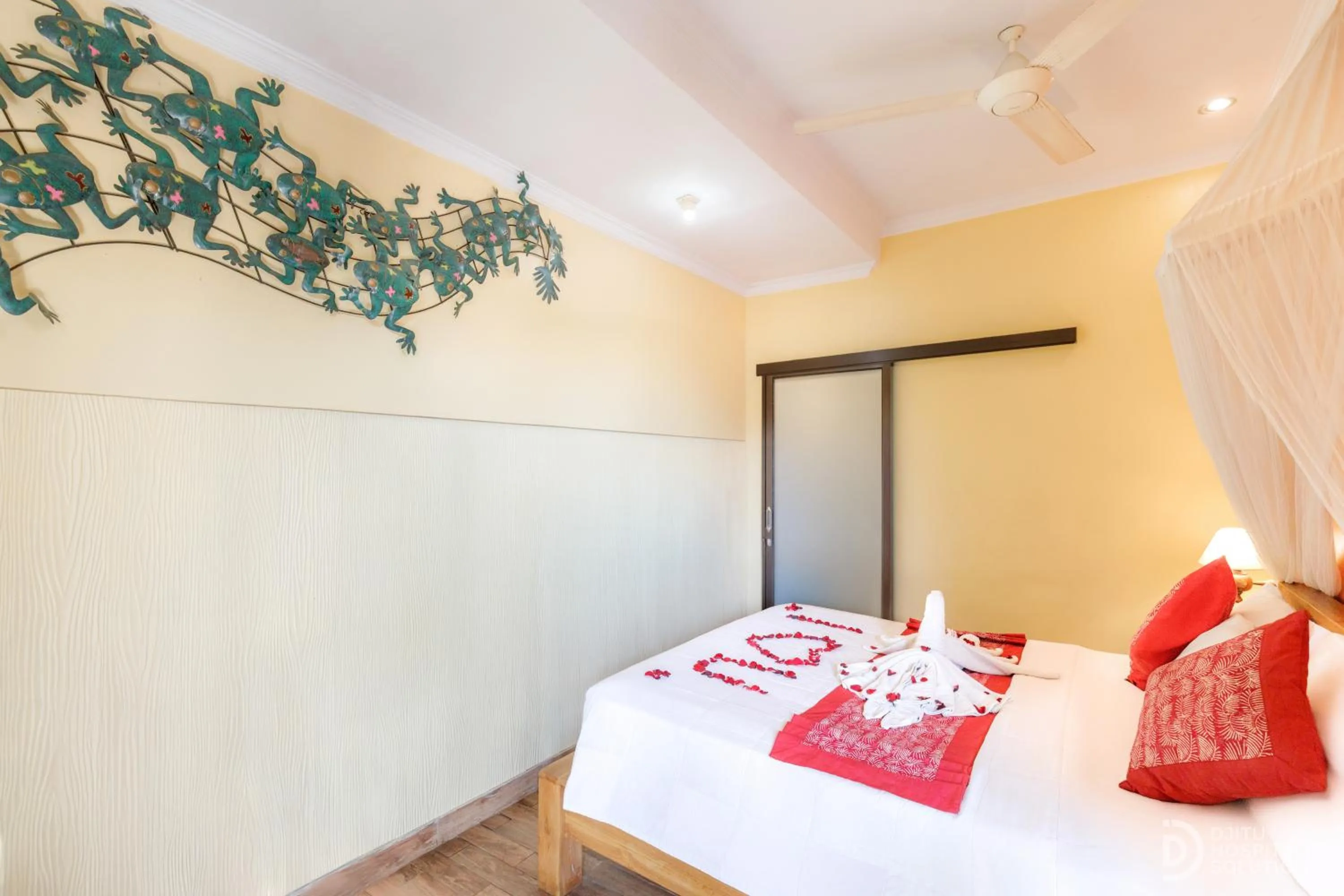 Bed in Pondok Kutuh Guest House