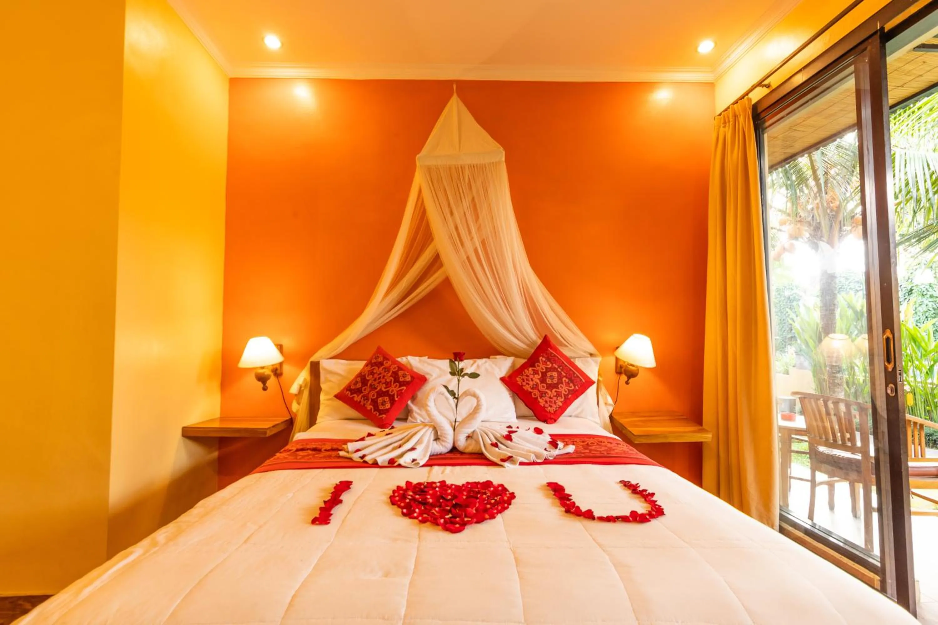 Bed in Pondok Kutuh Guest House