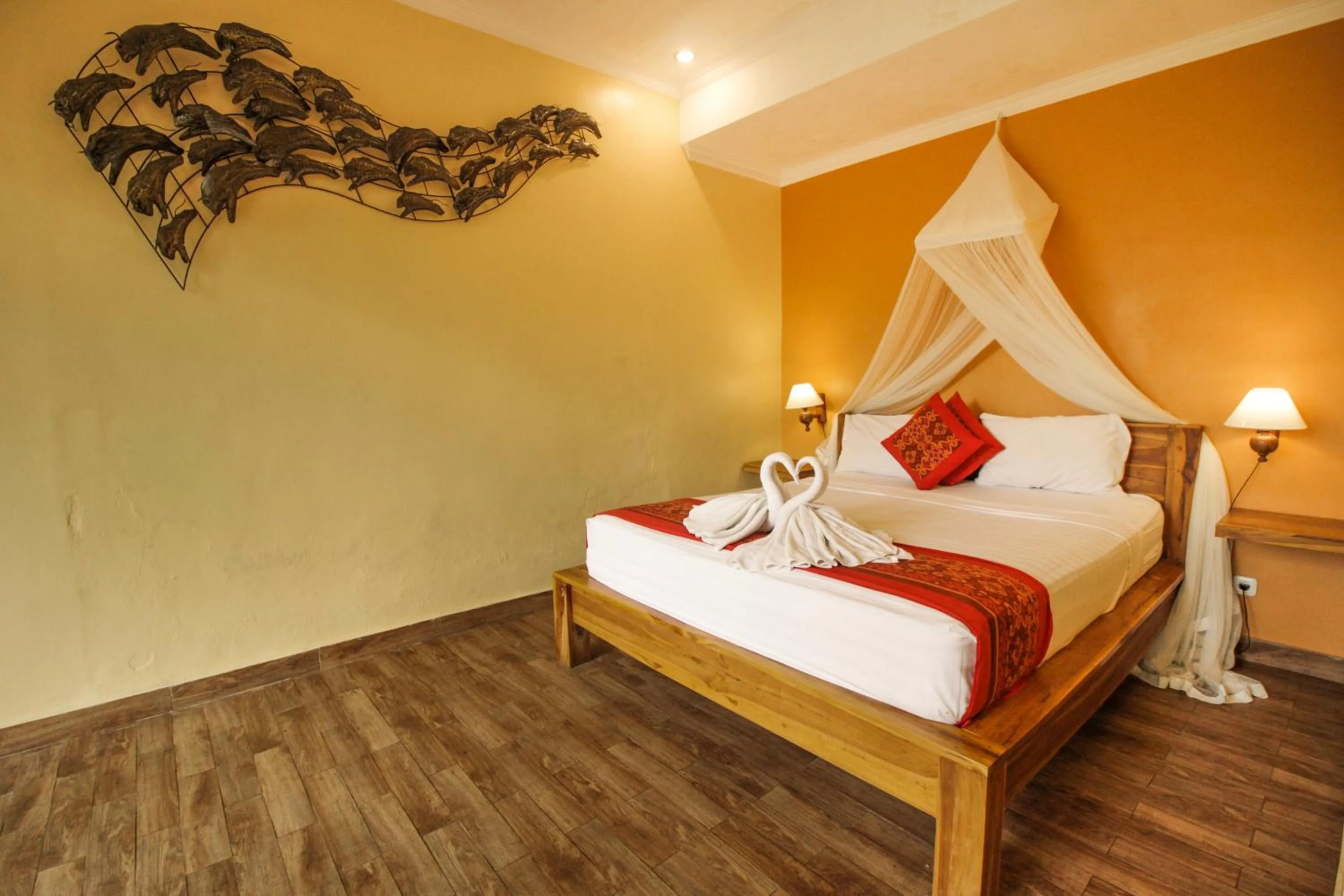 Bed in Pondok Kutuh Guest House