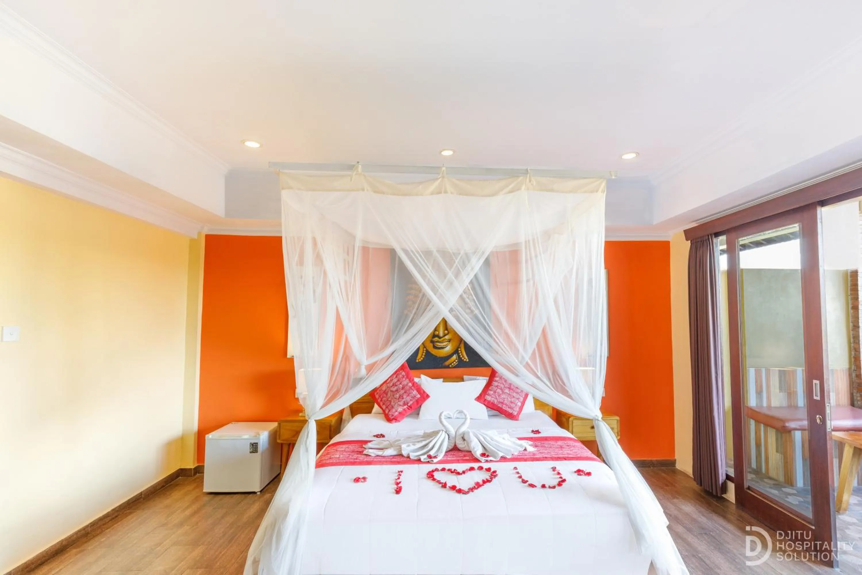 Bed in Pondok Kutuh Guest House