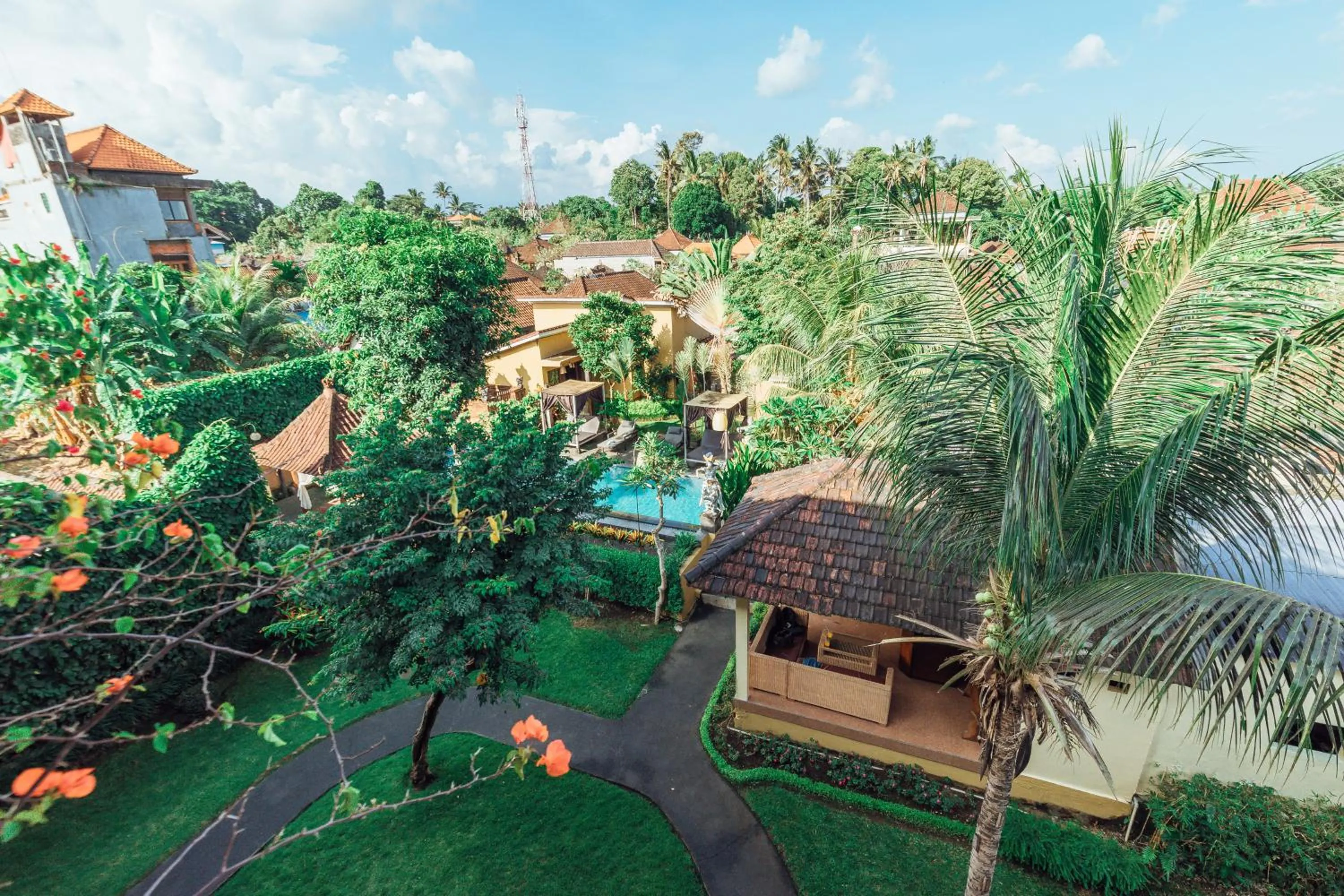 Garden view in Pondok Kutuh Guest House