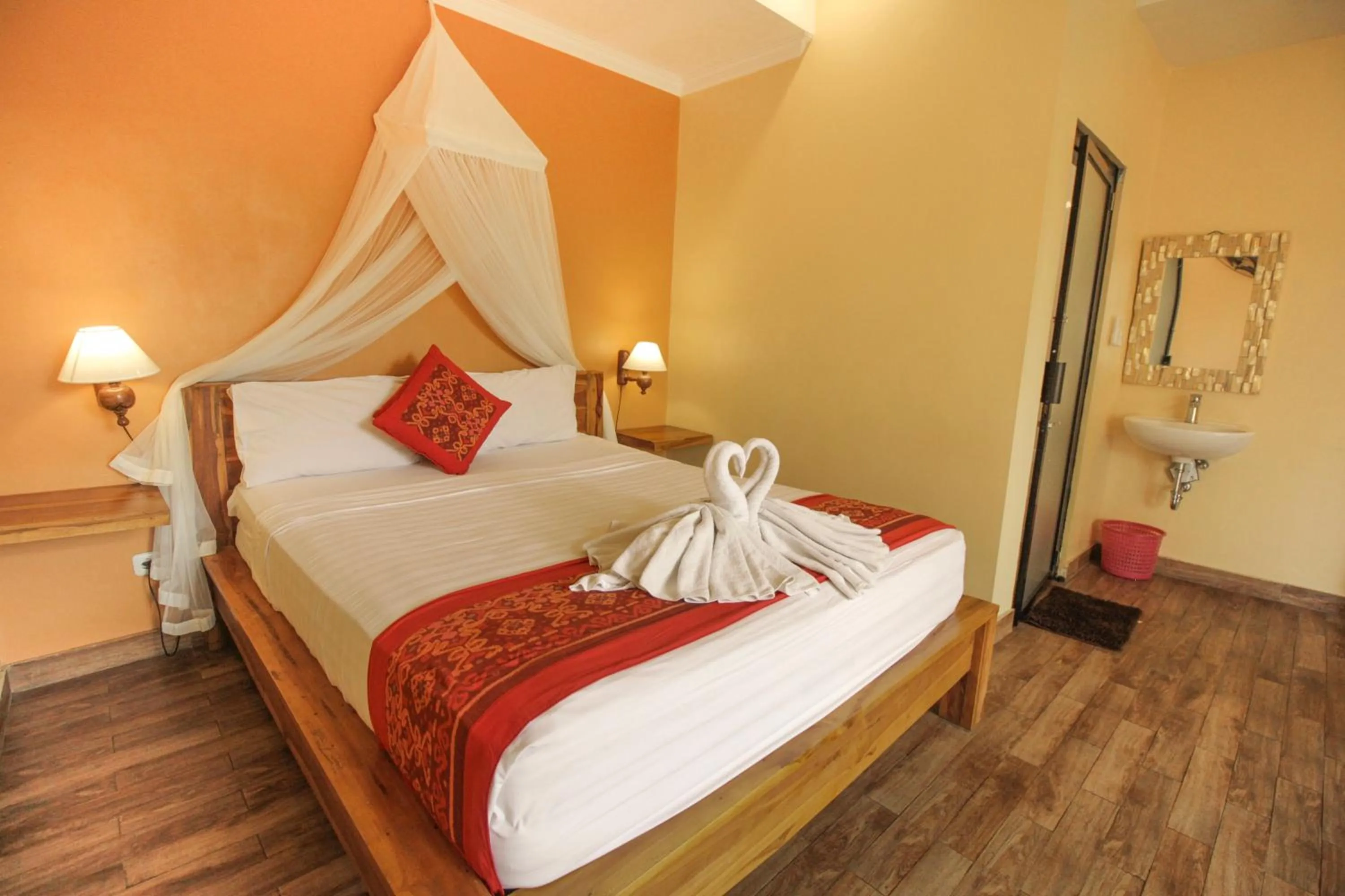 Bed in Pondok Kutuh Guest House