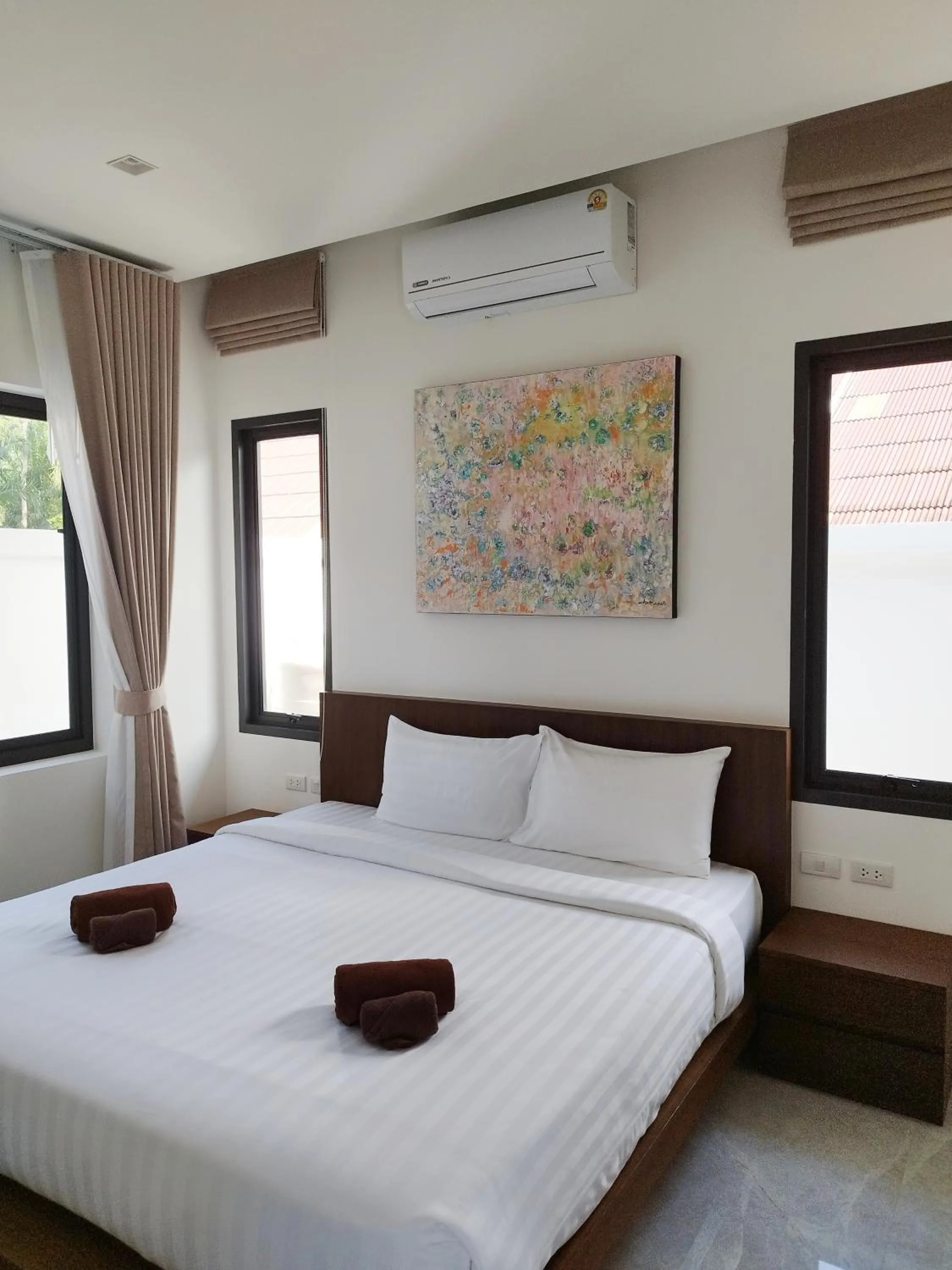 Bed in Seava House Ao-Nang Krabi