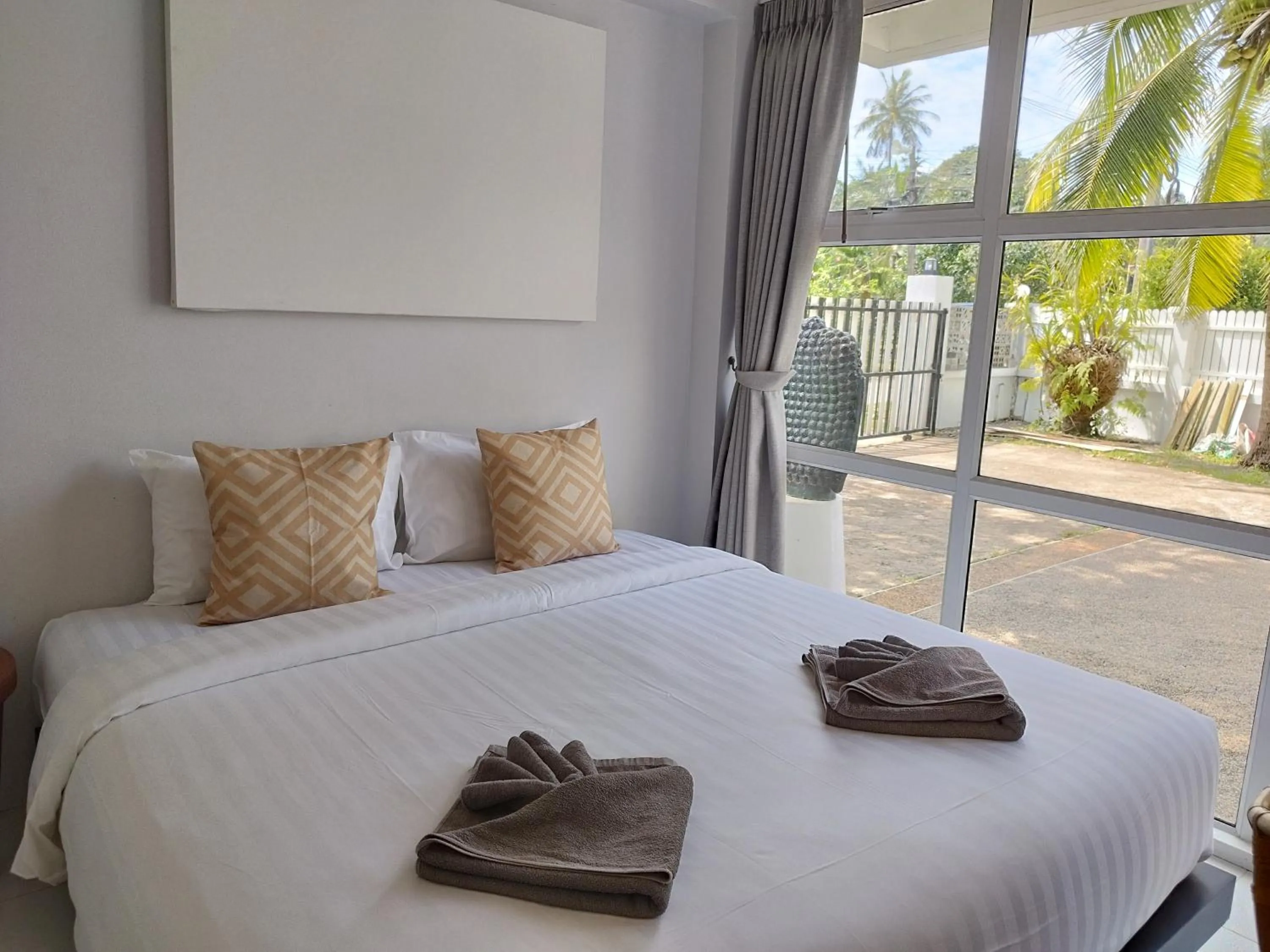 Bed in Seava House Ao-Nang Krabi