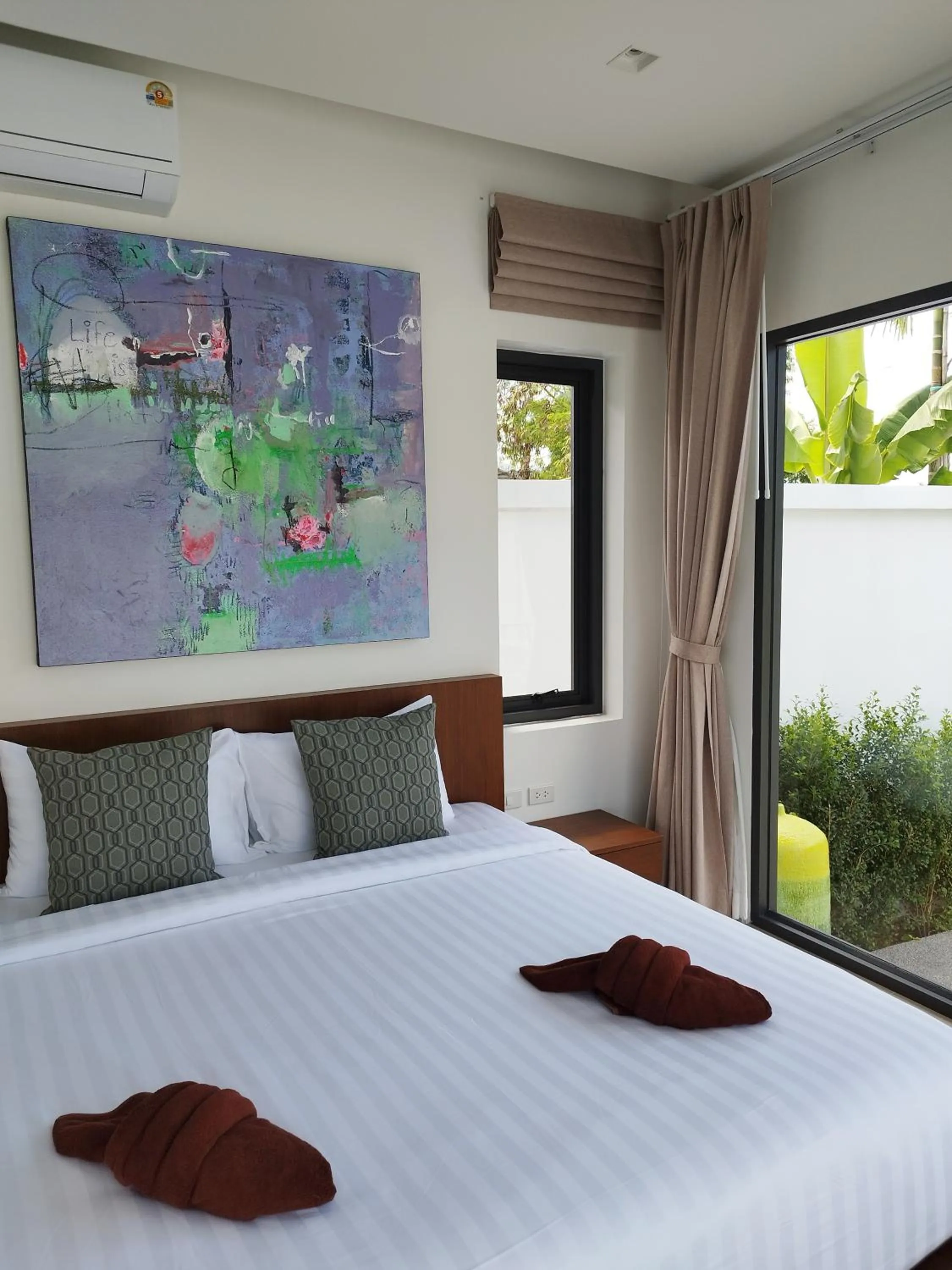 Bed in Seava House Ao-Nang Krabi