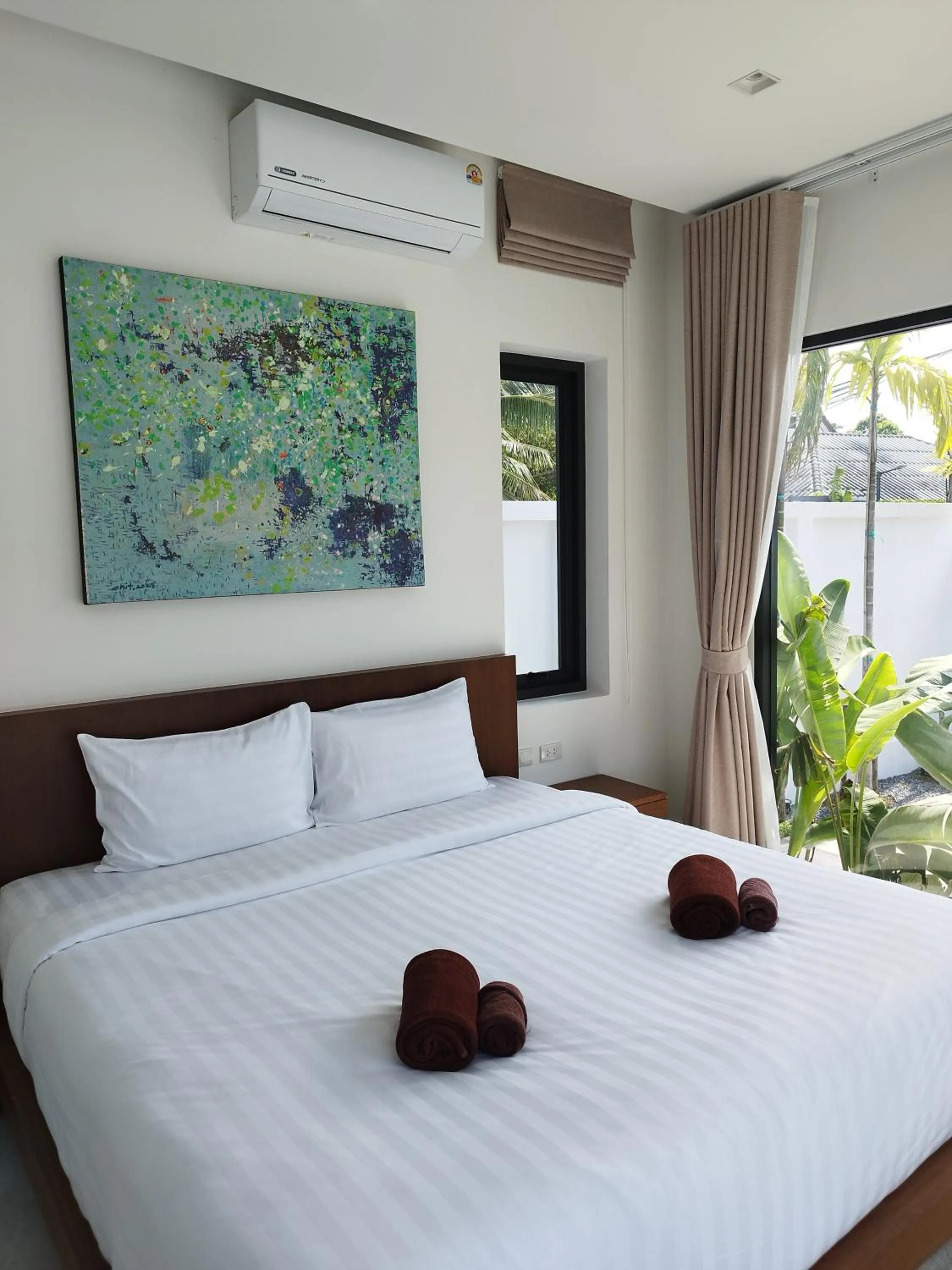 Bed in Seava House Ao-Nang Krabi